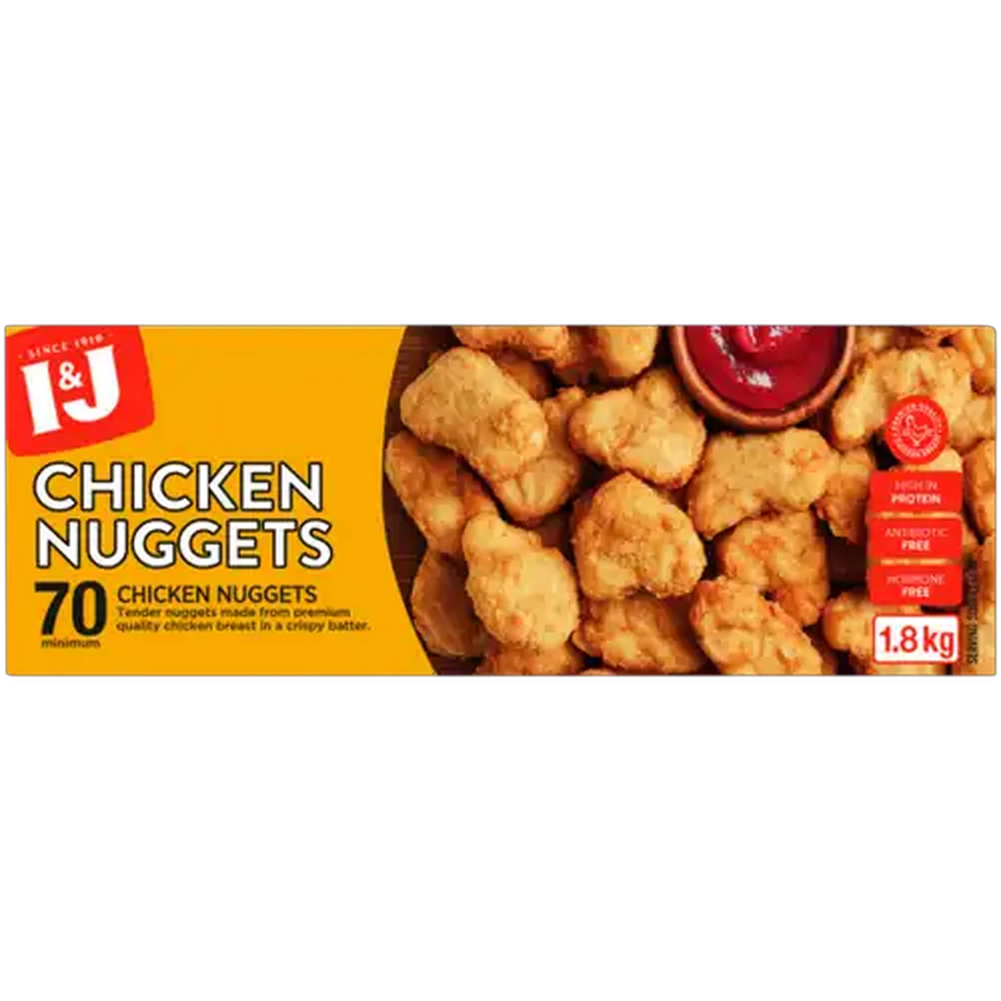 Image of I&J Frozen Chicken Nuggets 1.8kg