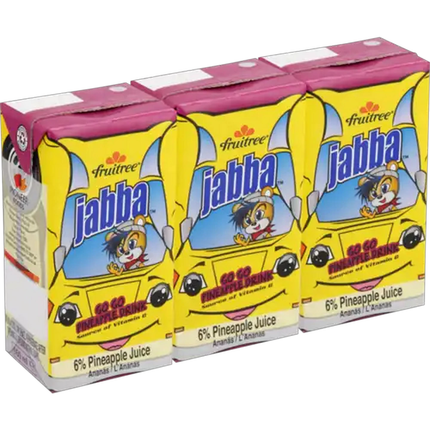 Image of Fruitree Jabba Go Go Pineapple Drink 3 x 160ml