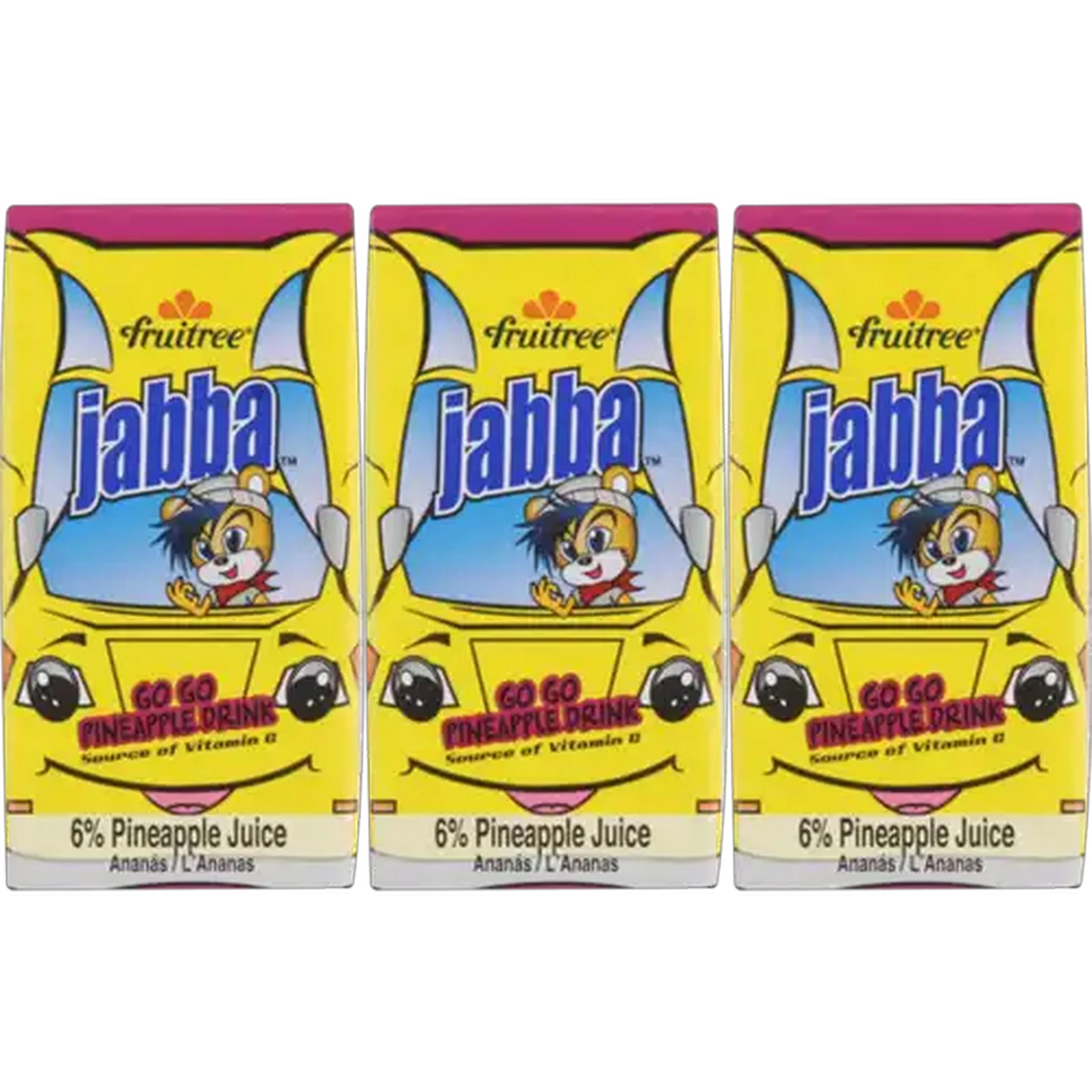 Image of Fruitree Jabba Go Go Pineapple Drink 3 x 160ml