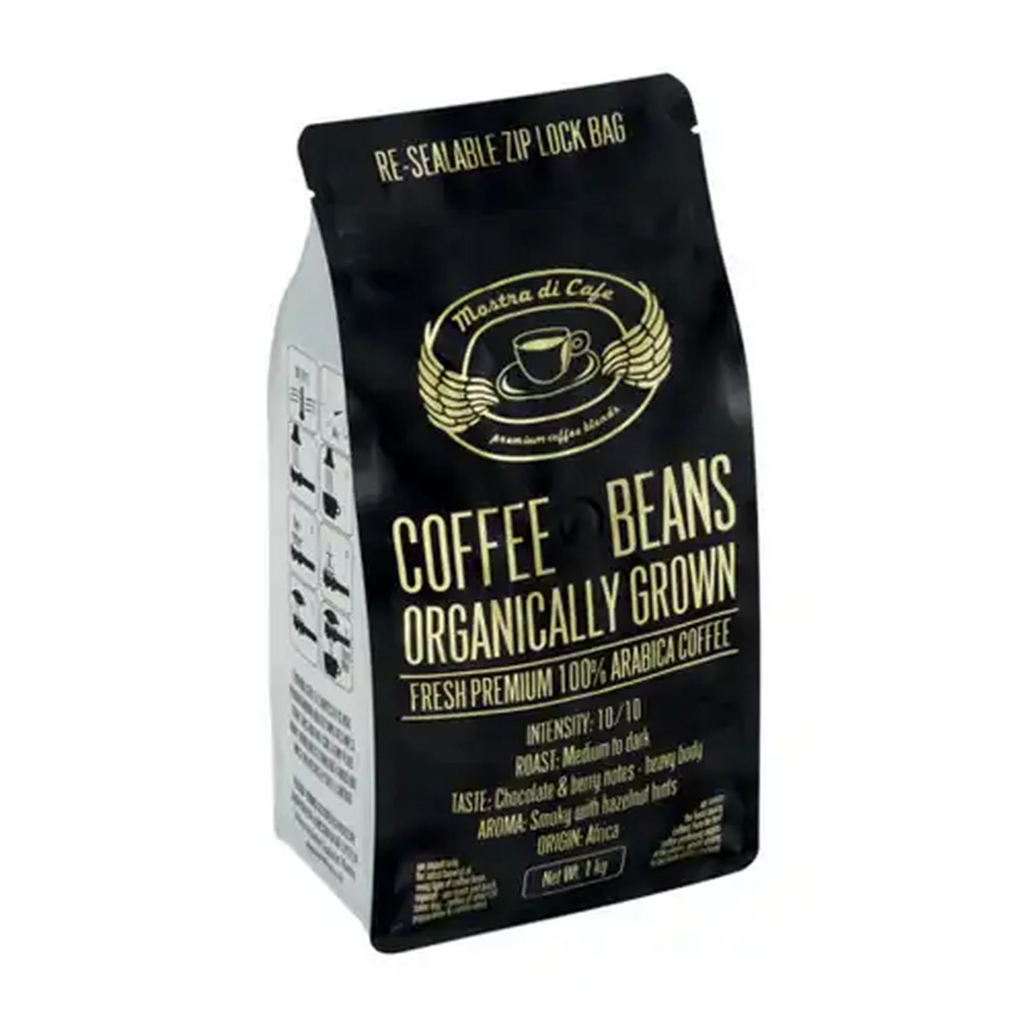 Image of Mostra di Cafe Organically Grown Coffee Beans 1kg