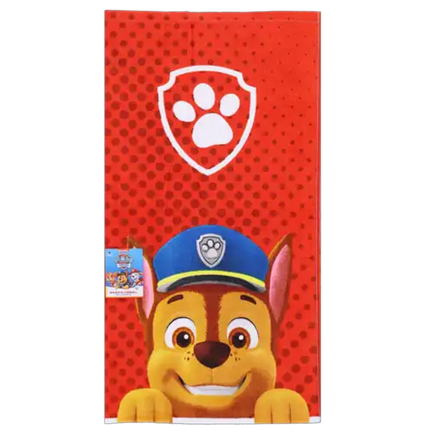 Image of PAW Patrol Red Character Beach Towel 70 x 130cm