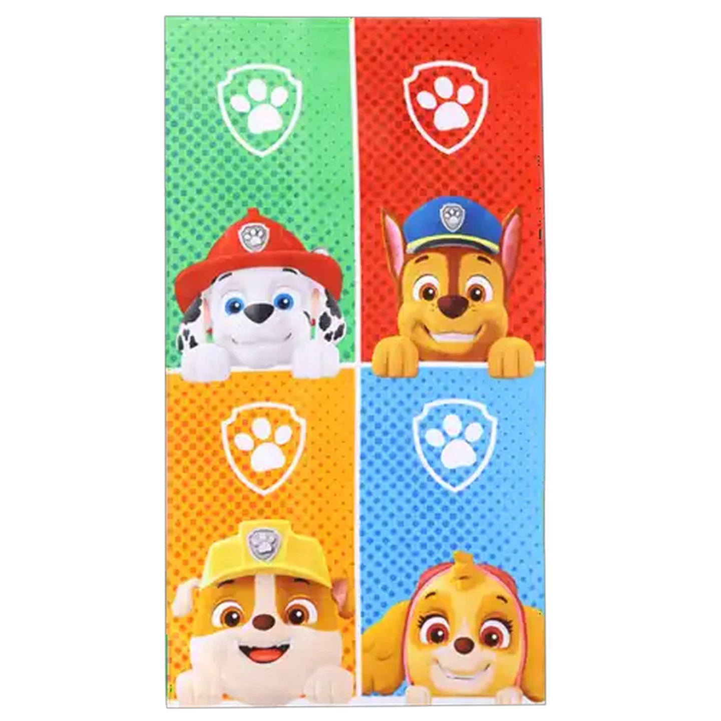 Image of PAW Patrol Red Character Beach Towel 70 x 130cm