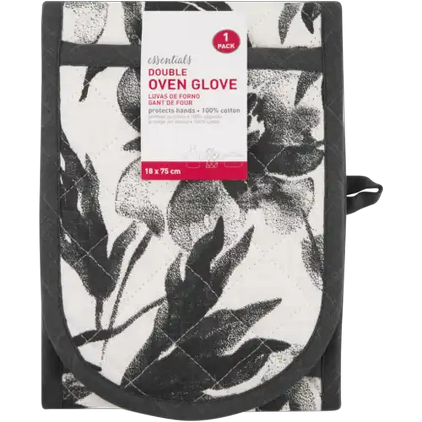 Image of Essentials Floral Double Oven Glove