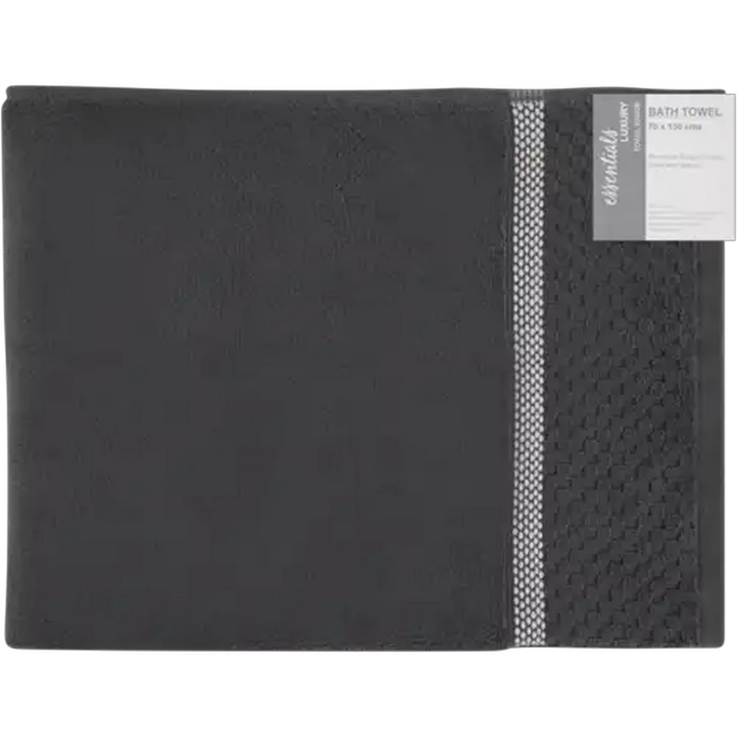 Image of Essentials Grey Luxury Bath Towel 70 x 130cm