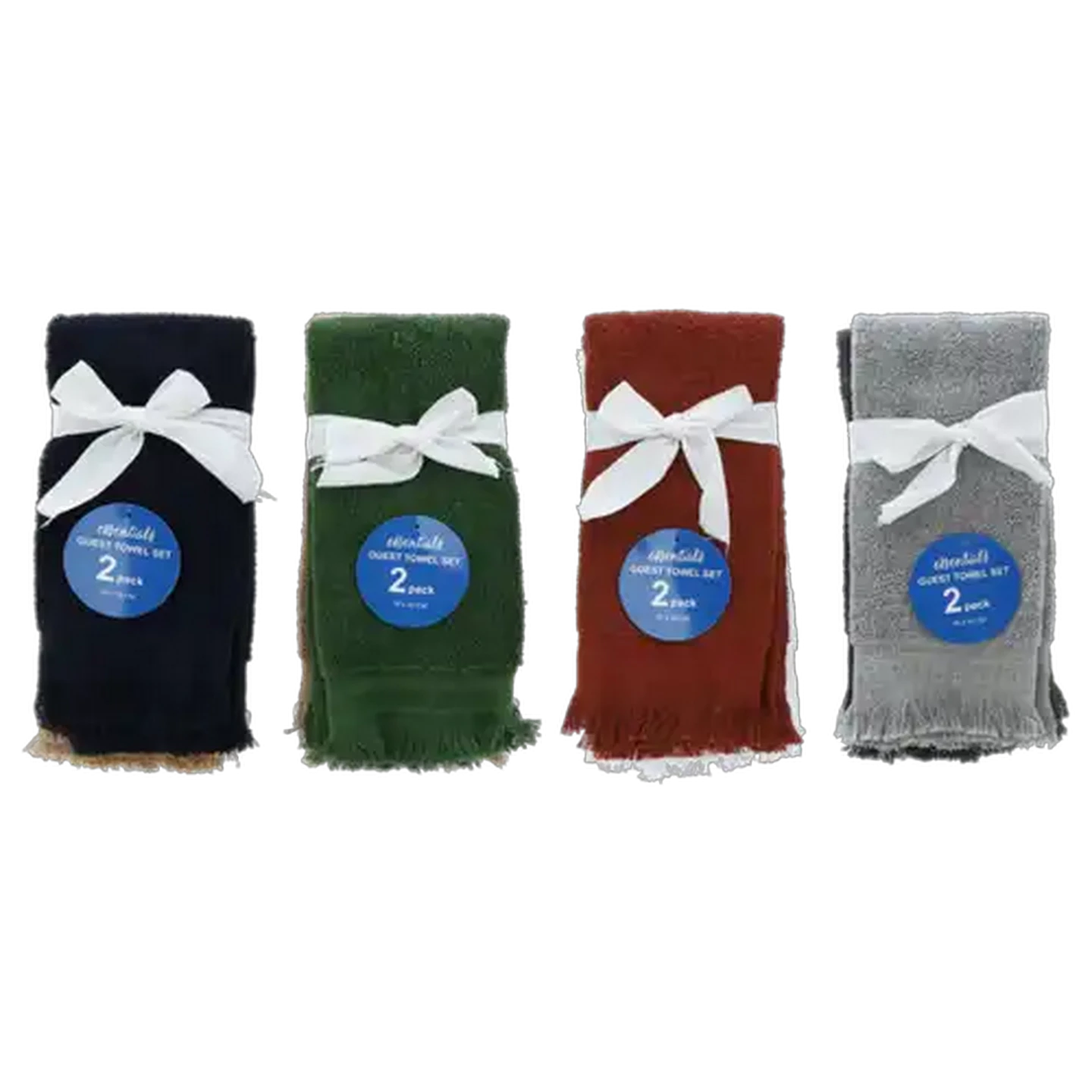 Image of Essentials Guest Towel Set 30 x 50cm 2-Pack (Colour May Vary)
