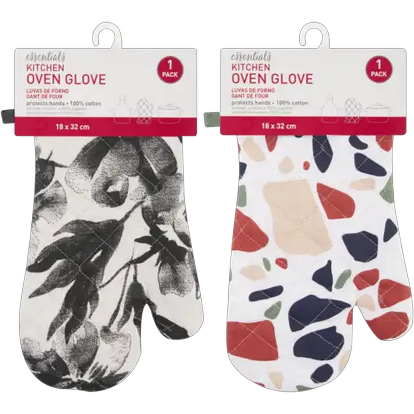 Image of Essentials Kitchen Oven Glove (Design May Vary)