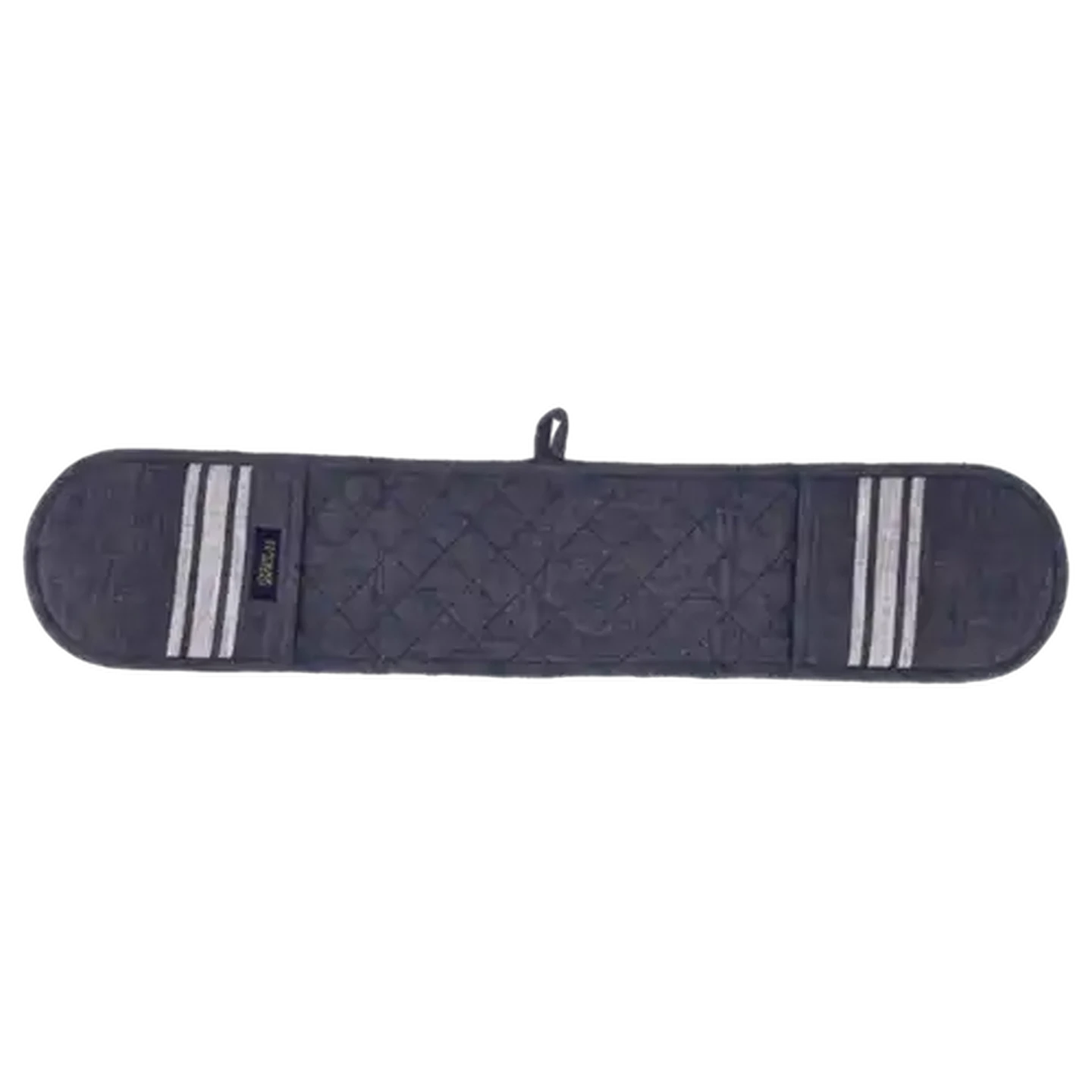 Image of Forage And Feast Navy Silicon Print Double Oven Glove 16 x 88cm