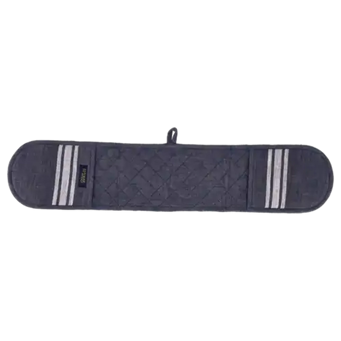 Image of Forage And Feast Navy Silicon Print Double Oven Glove 16 x 88cm
