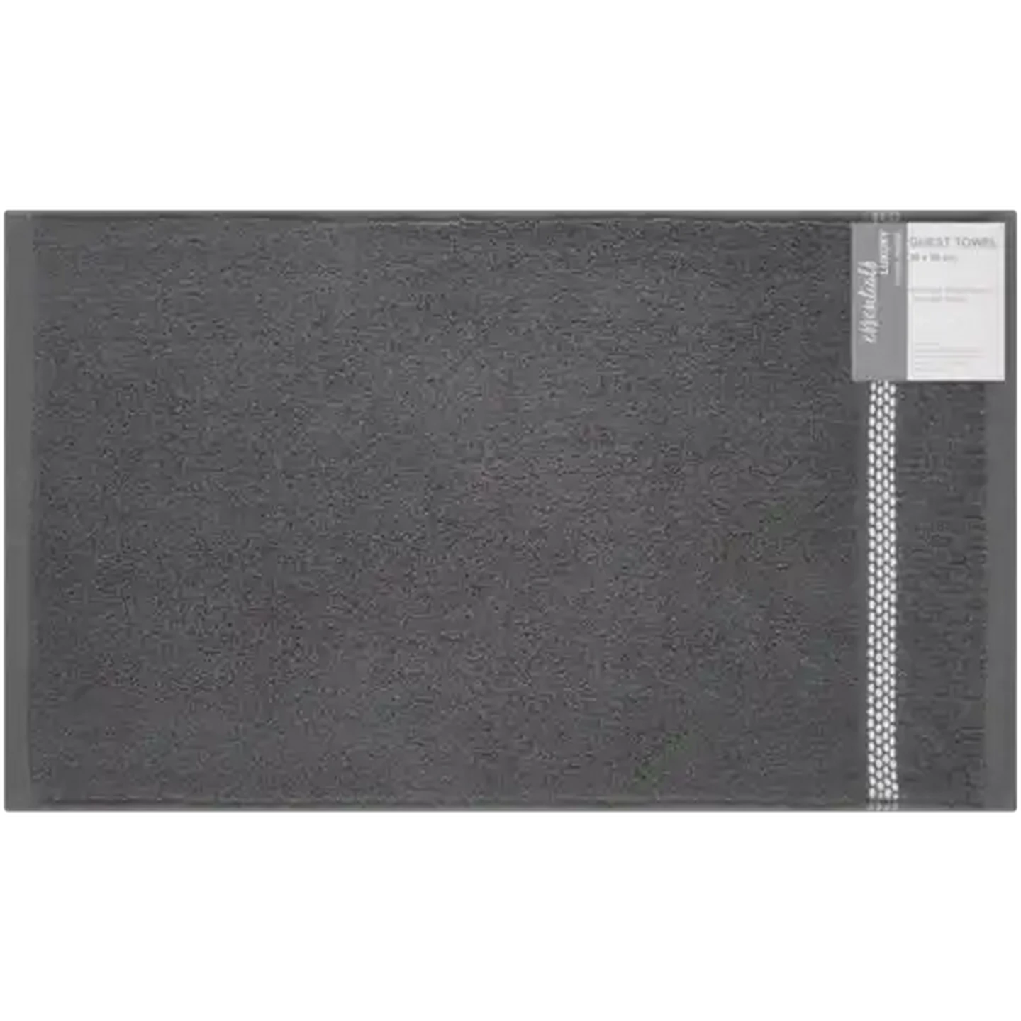 Image of Essentials Grey Luxury Guest Towel 30 x 50cm