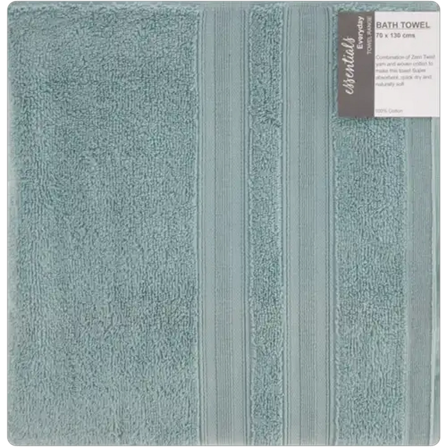Image of Essentials Cadet Blue Bath Towel 70 x 130cm