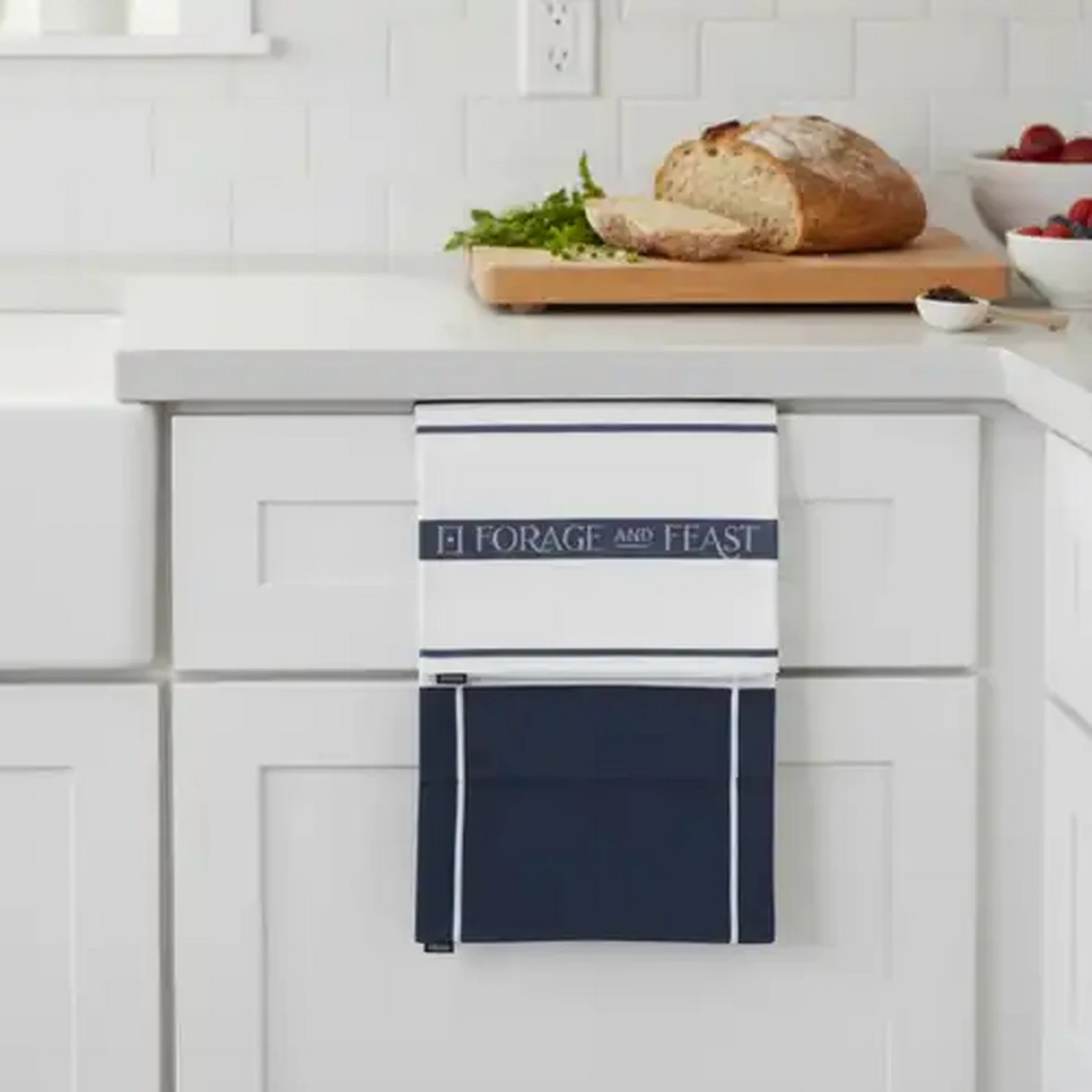 Image of Forage And Feast Navy Kitchen Cloth 50 x 70cm 2-Pack
