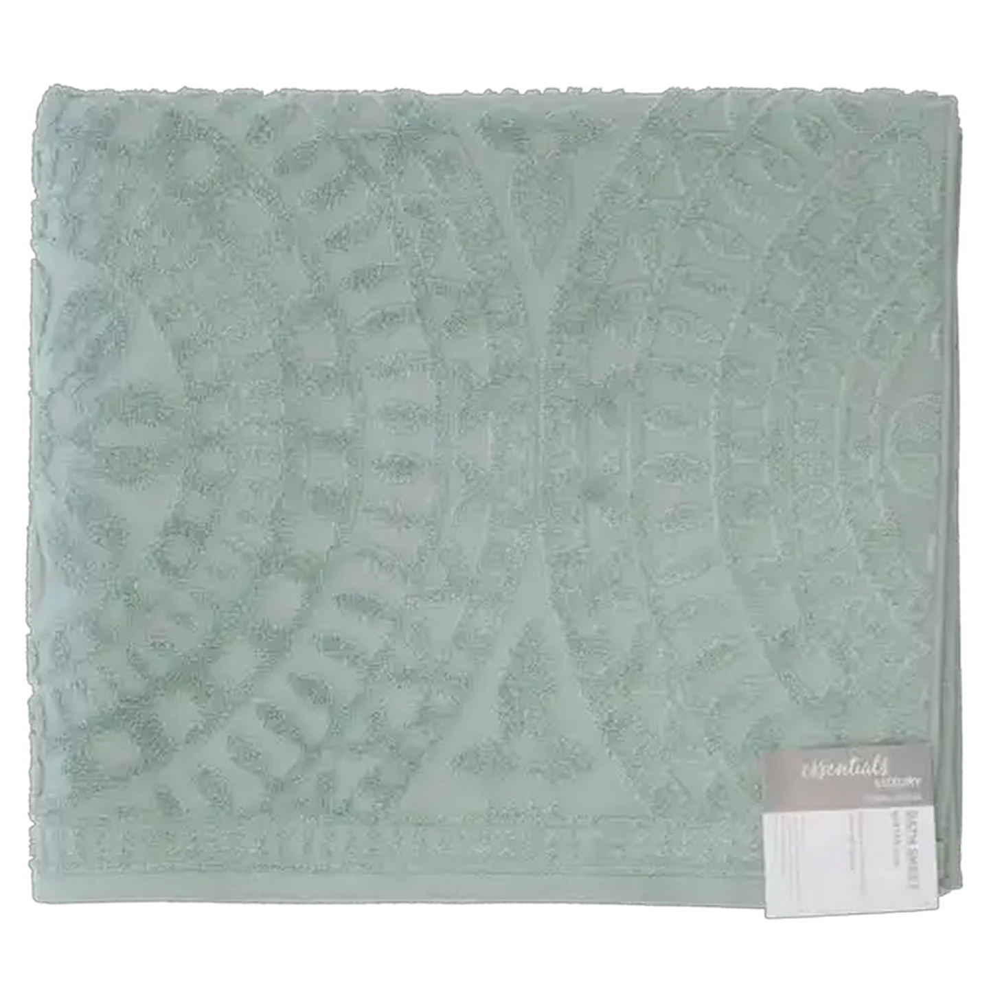 Image of Essentials Sage Bath Sheet 90 x 150cm