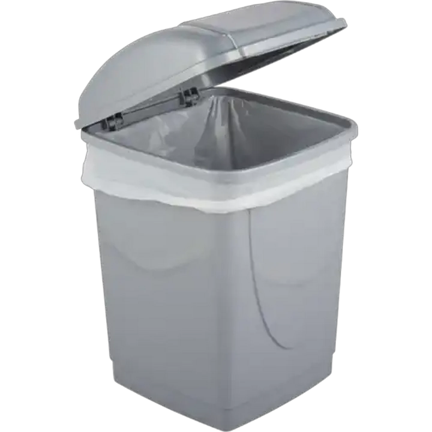 Image of Penflex Grey Flip Top Bin 25L