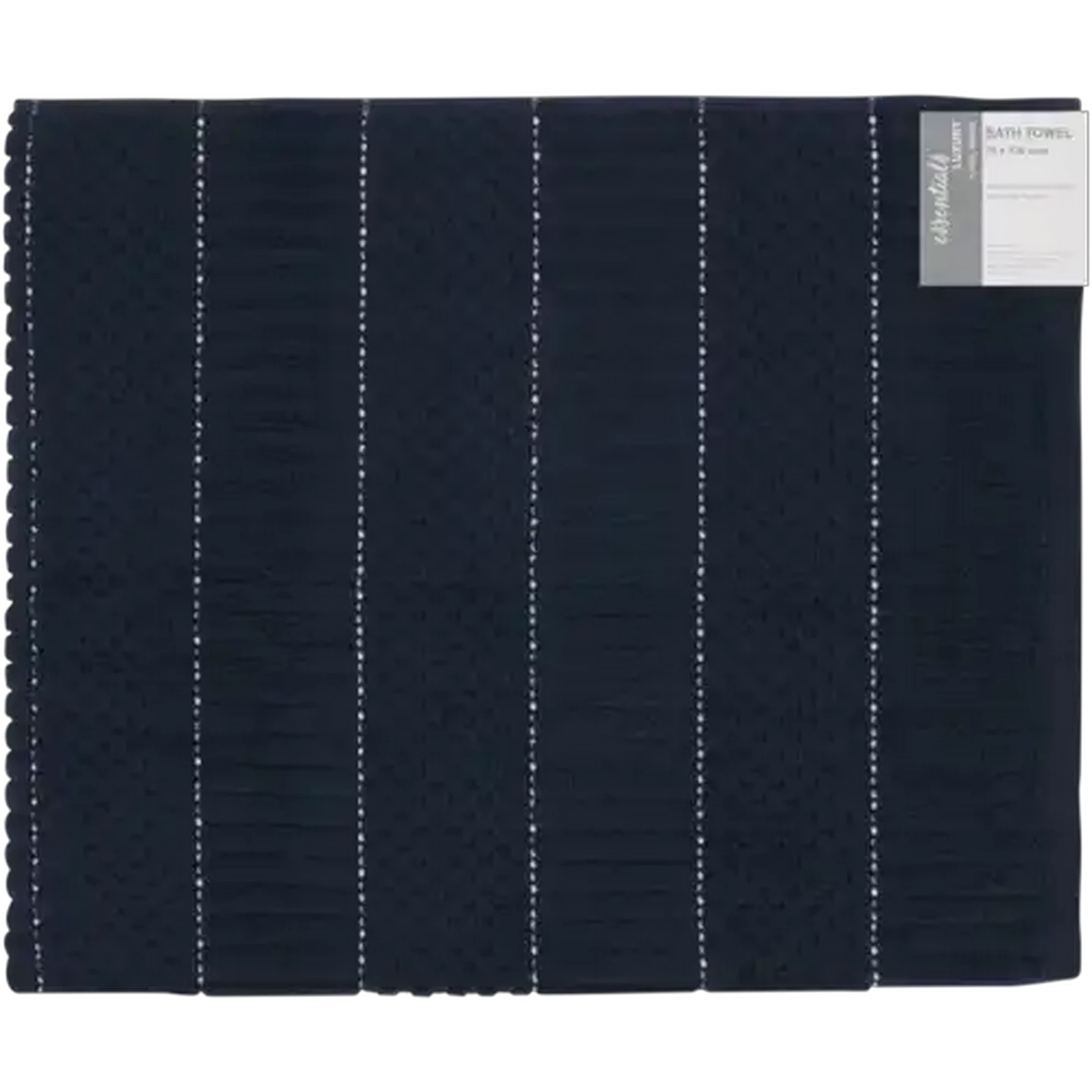 Image of Essentials Navy Luxury Bath Sheet 90 x 150cm