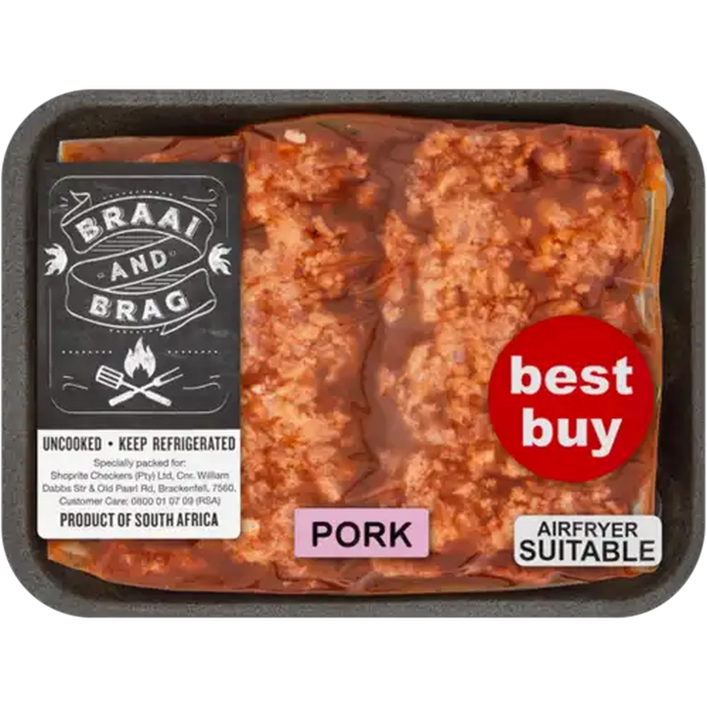 Image of Braai And Brag Pork Rib Burger Per KG