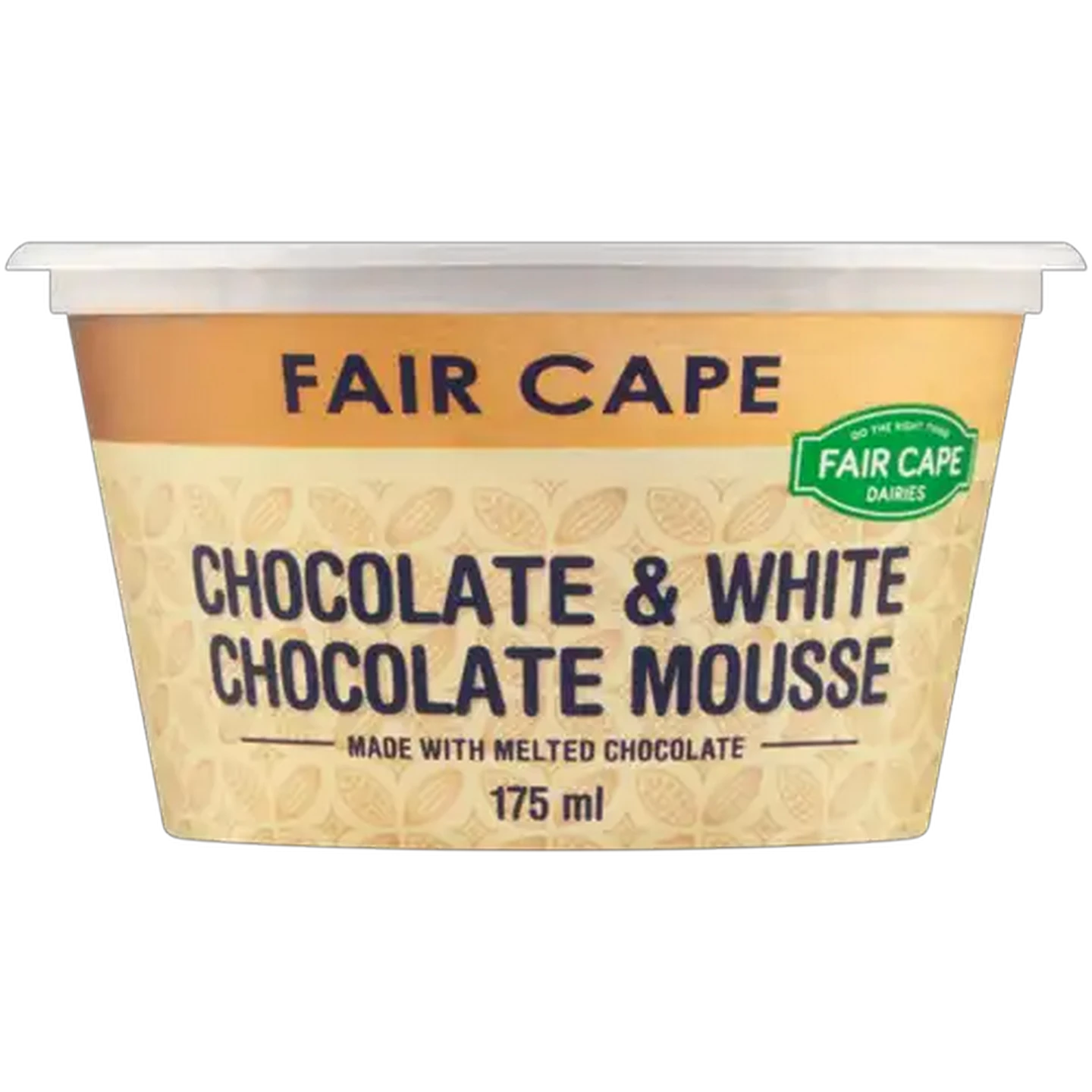 Image of Fair Cape Dairies Chocolate & White Chocolate Mousse 175ml