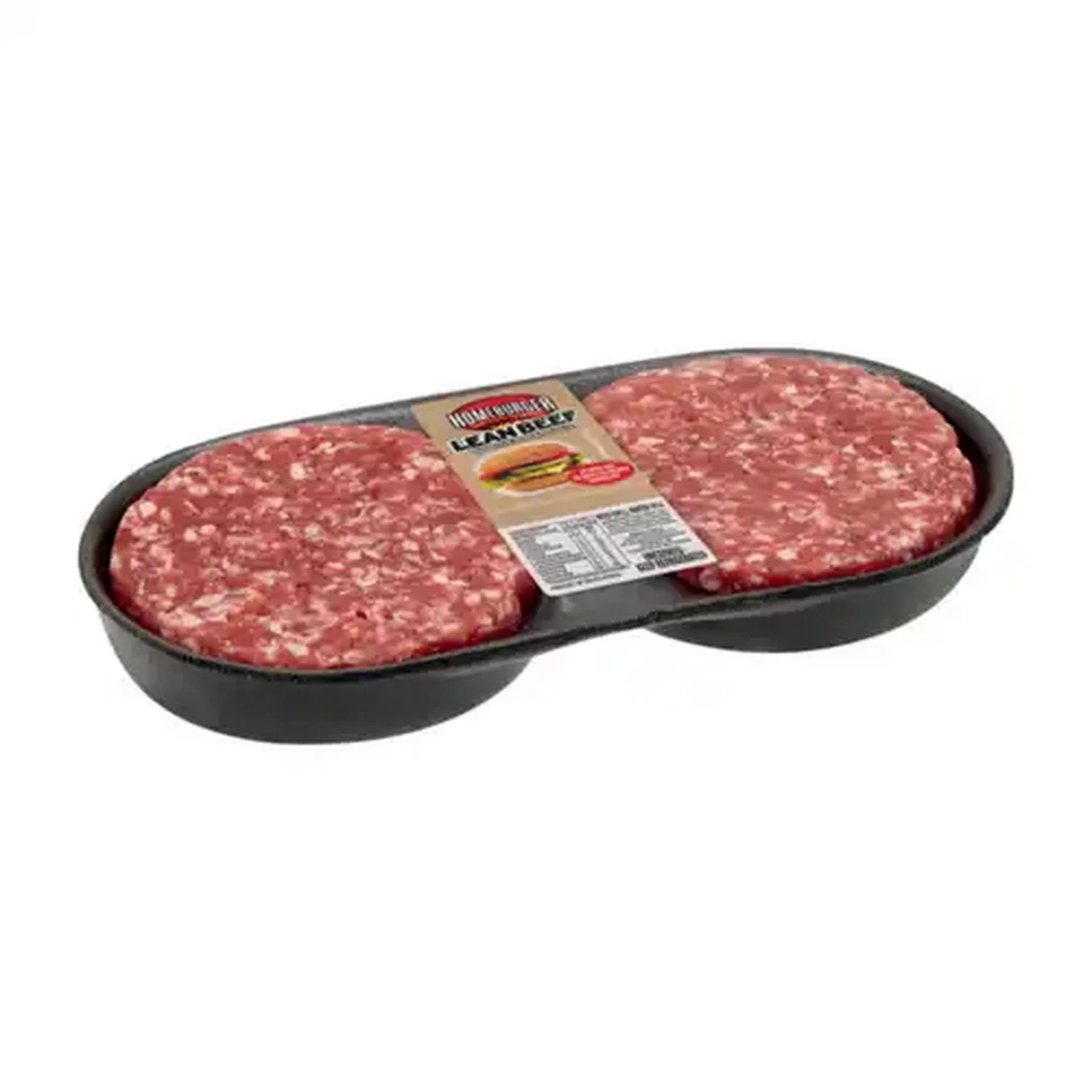 Image of Homeburger Lean Beef Burger Patties Per KG (4 Patties)