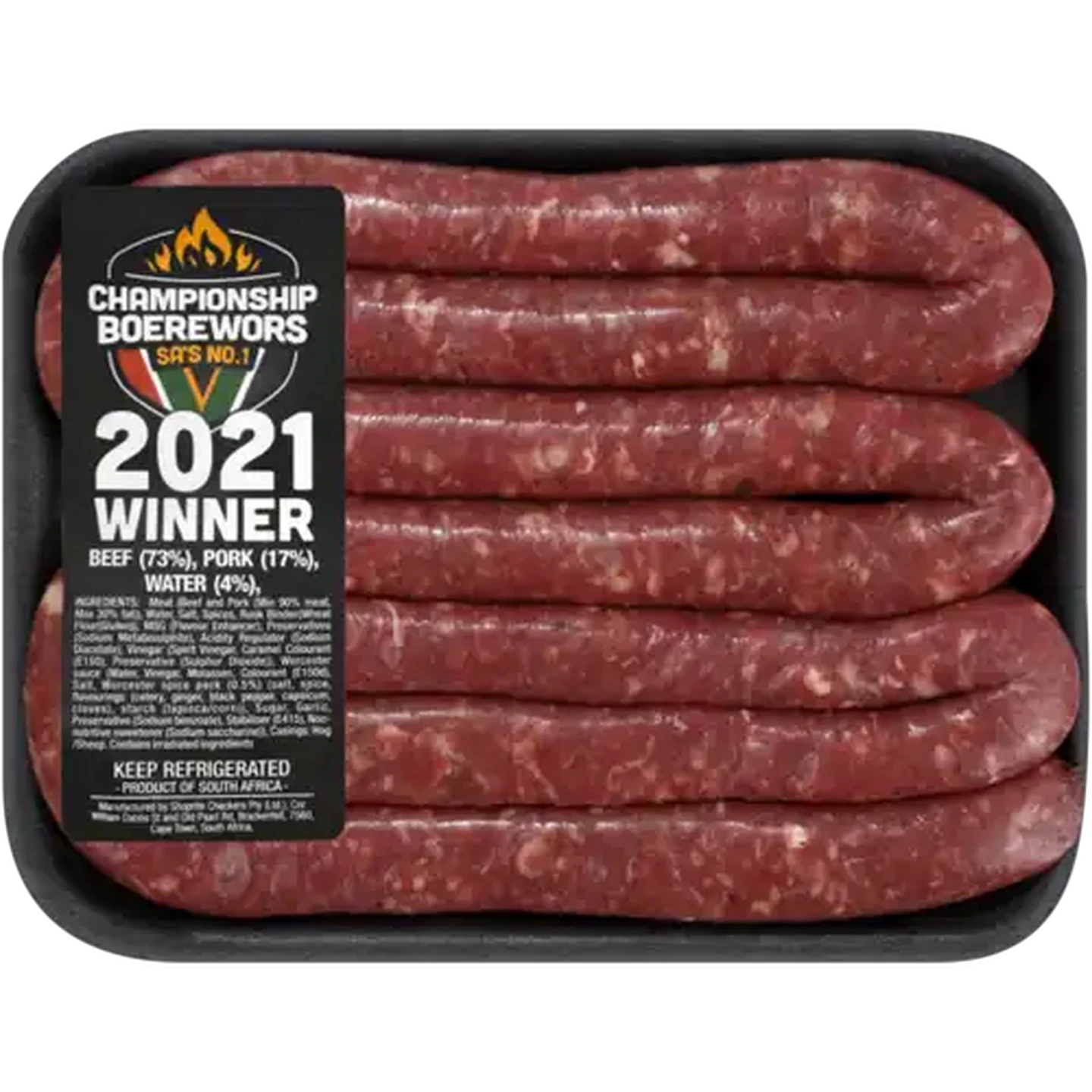 Image of Championship Boerewors Thin Boerewors Per kg