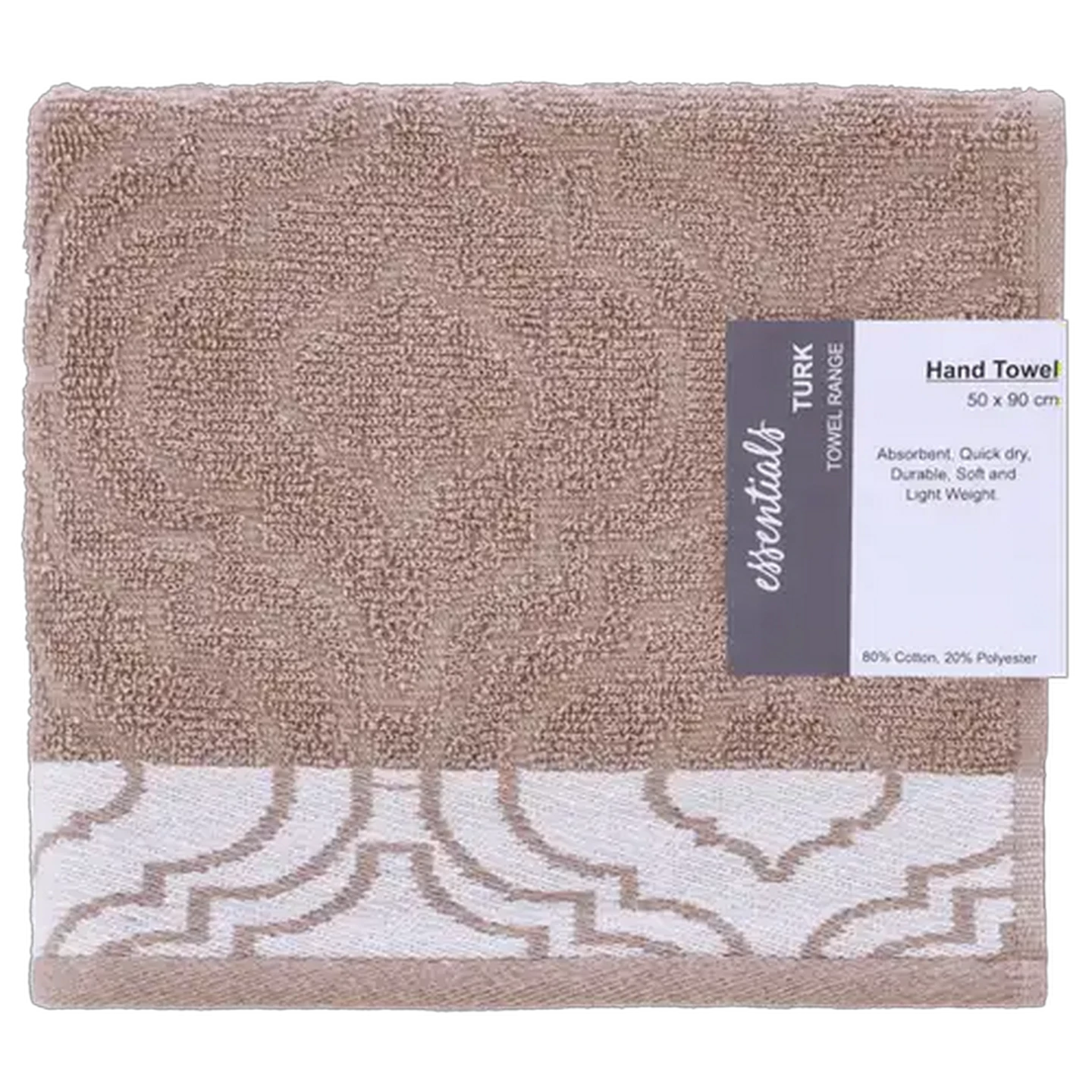 Image of Essentials Coffee Turkey Hand Towel 90 x 50cm