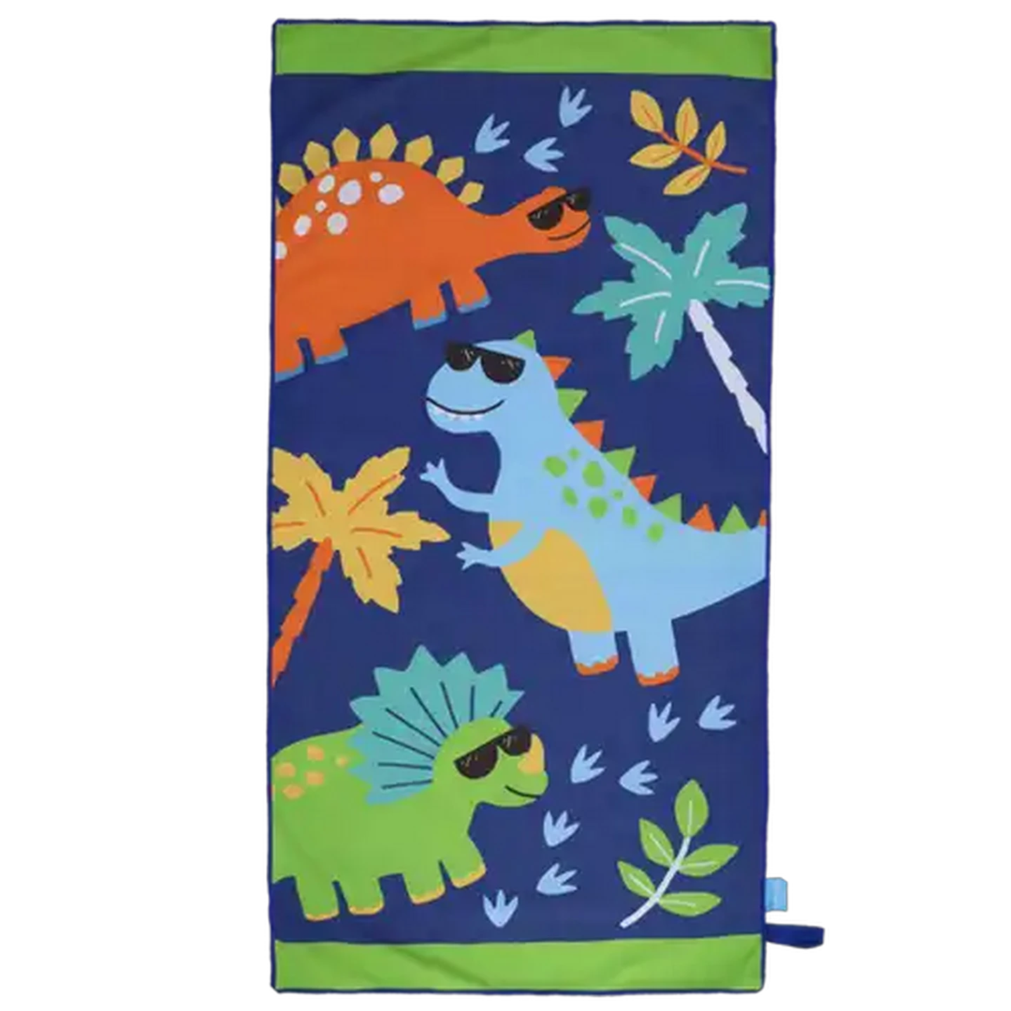 Image of Laguna Blue Dinosaur Quick Dry Beach Towel 60 x 120cm