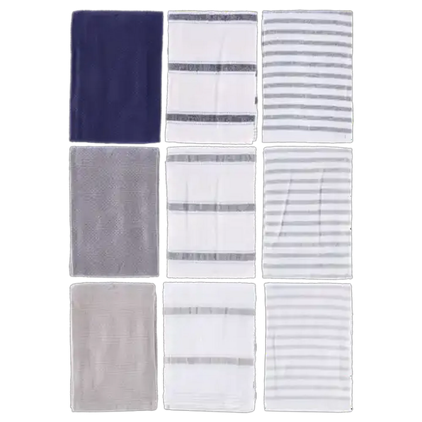 Image of Essentials Terry Kitchen Cloths 46 x 47cm 3-Pack (Colour May Vary)