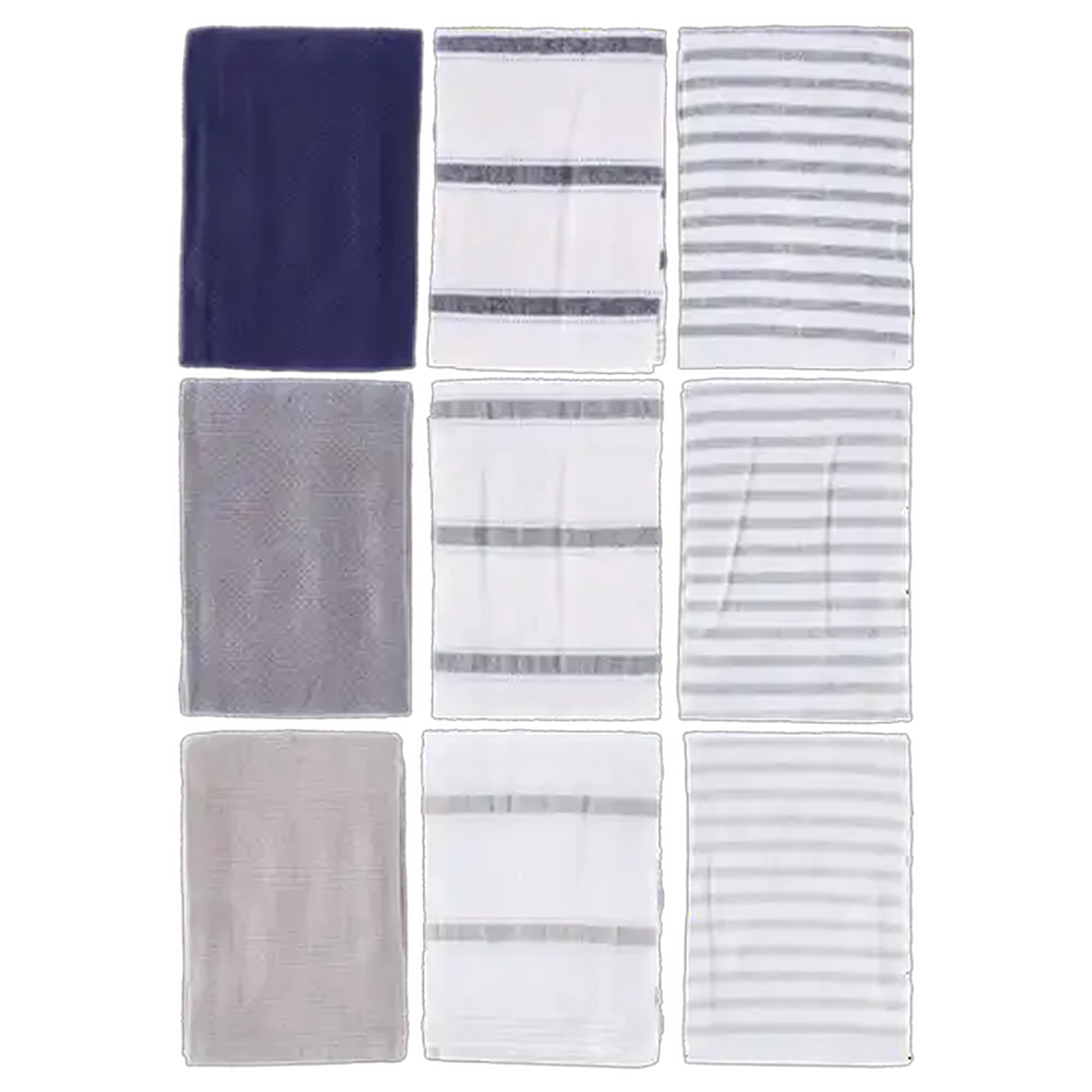 Image of Essentials Terry Kitchen Cloths 46 x 47cm 3-Pack (Colour May Vary)