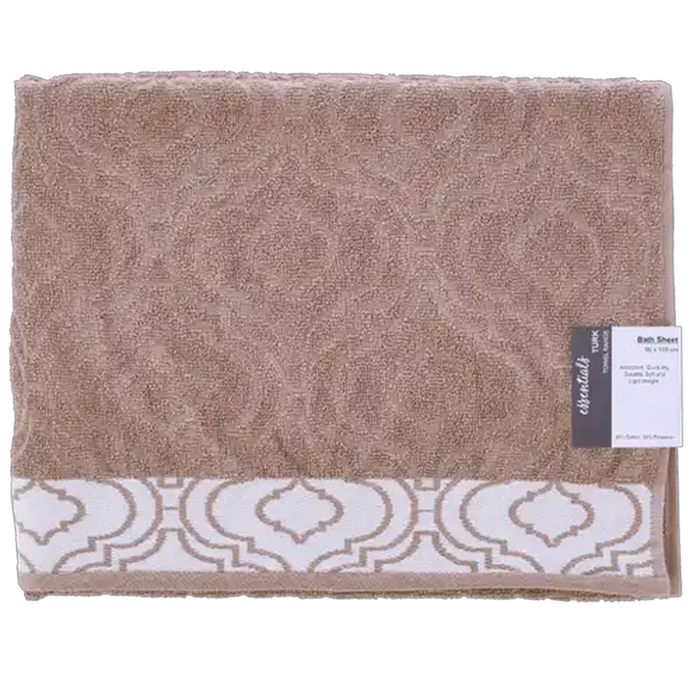 Image of Essentials Coffee Turkey Bath Sheet 30 x 50cm