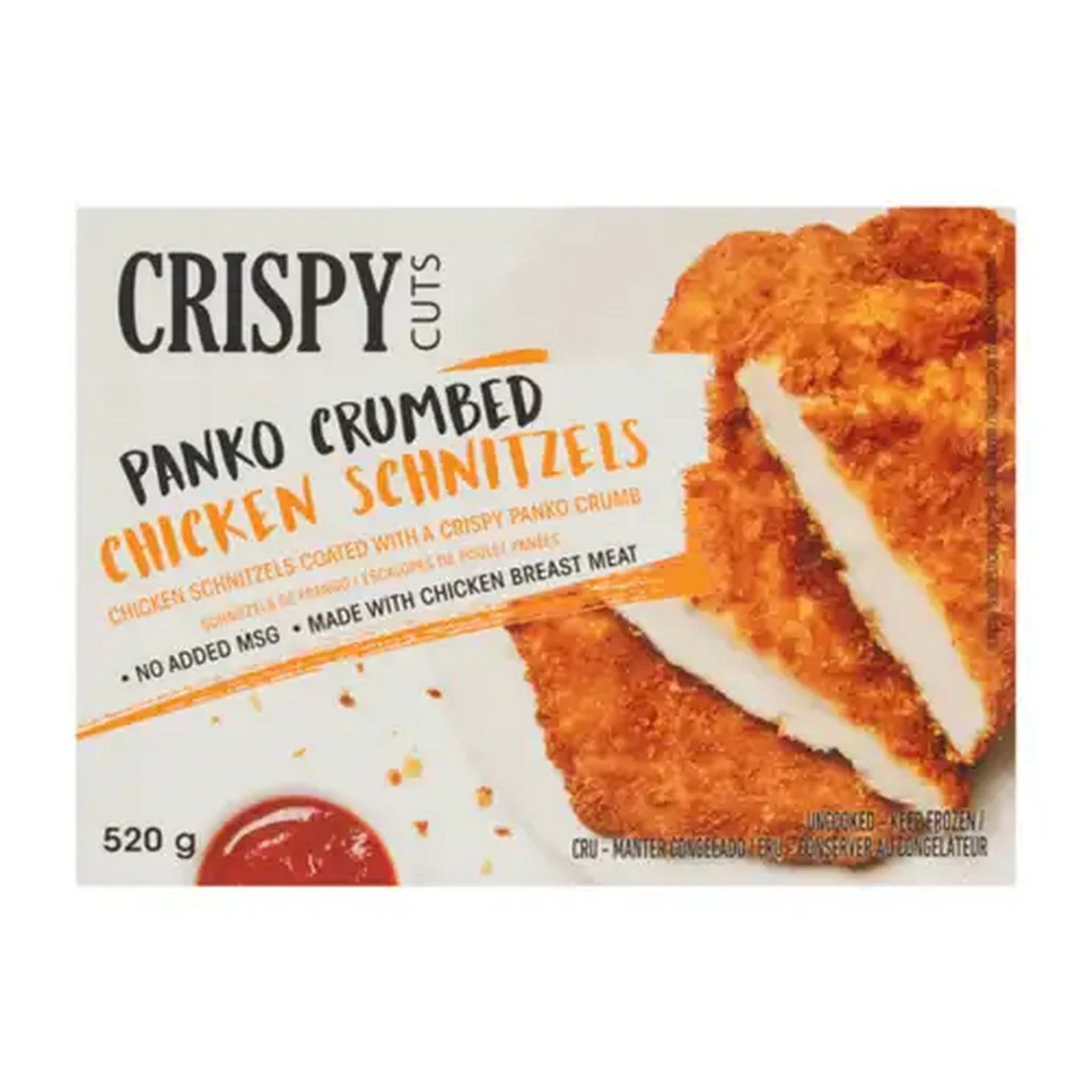 Image of Crispy Cuts Frozen Panko Crumbed Chicken Schnitzels 520g