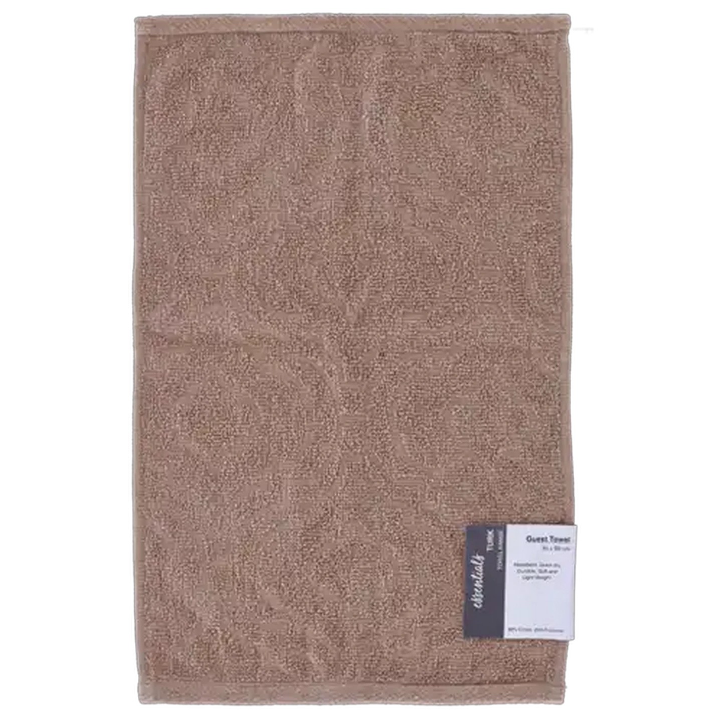 Image of Essentials Coffee Turkey Guest Towel 30 x 50cm