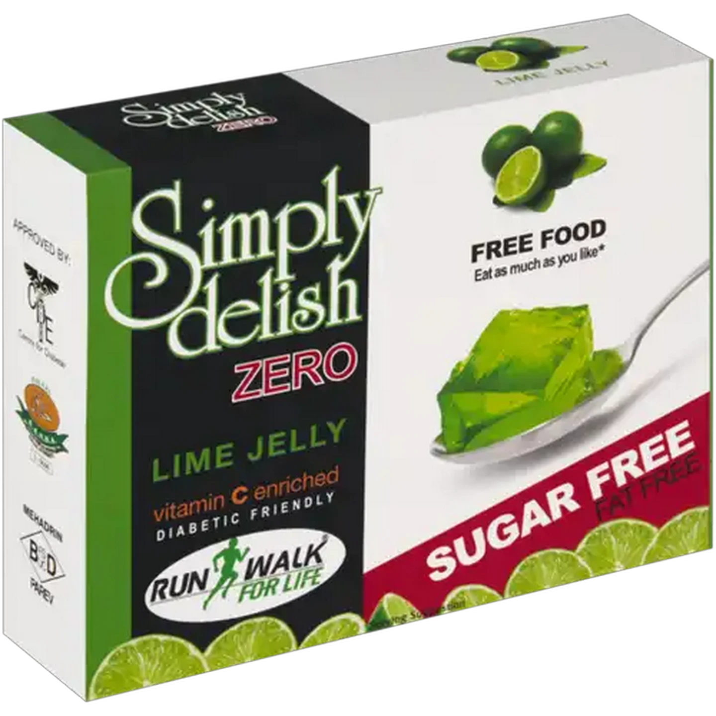 DR METHOD Slindy スリンディ　GL Checkers Sixty60 | Simply Delish Zero Lime Sugar Free Jelly 8g