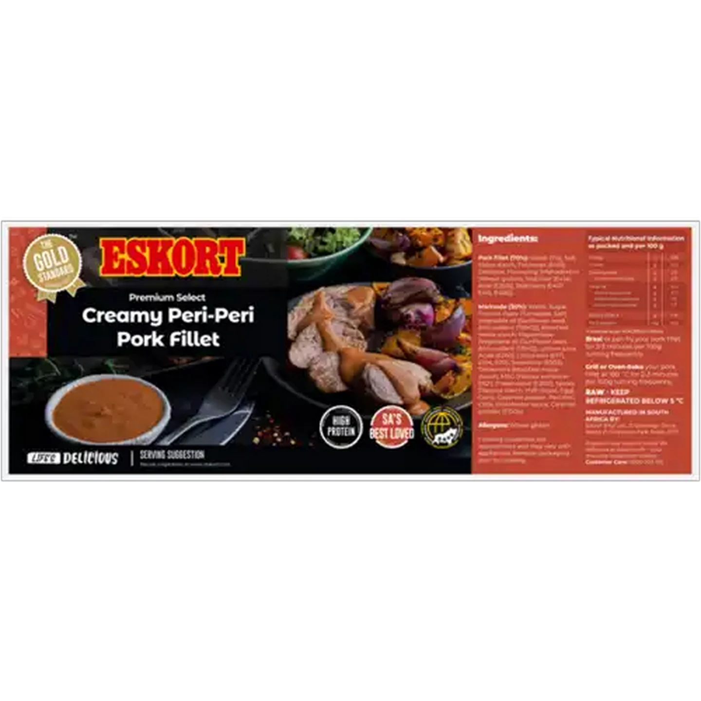 Image of Eskort Creamy Peri-Peri Pork Fillet Per kg