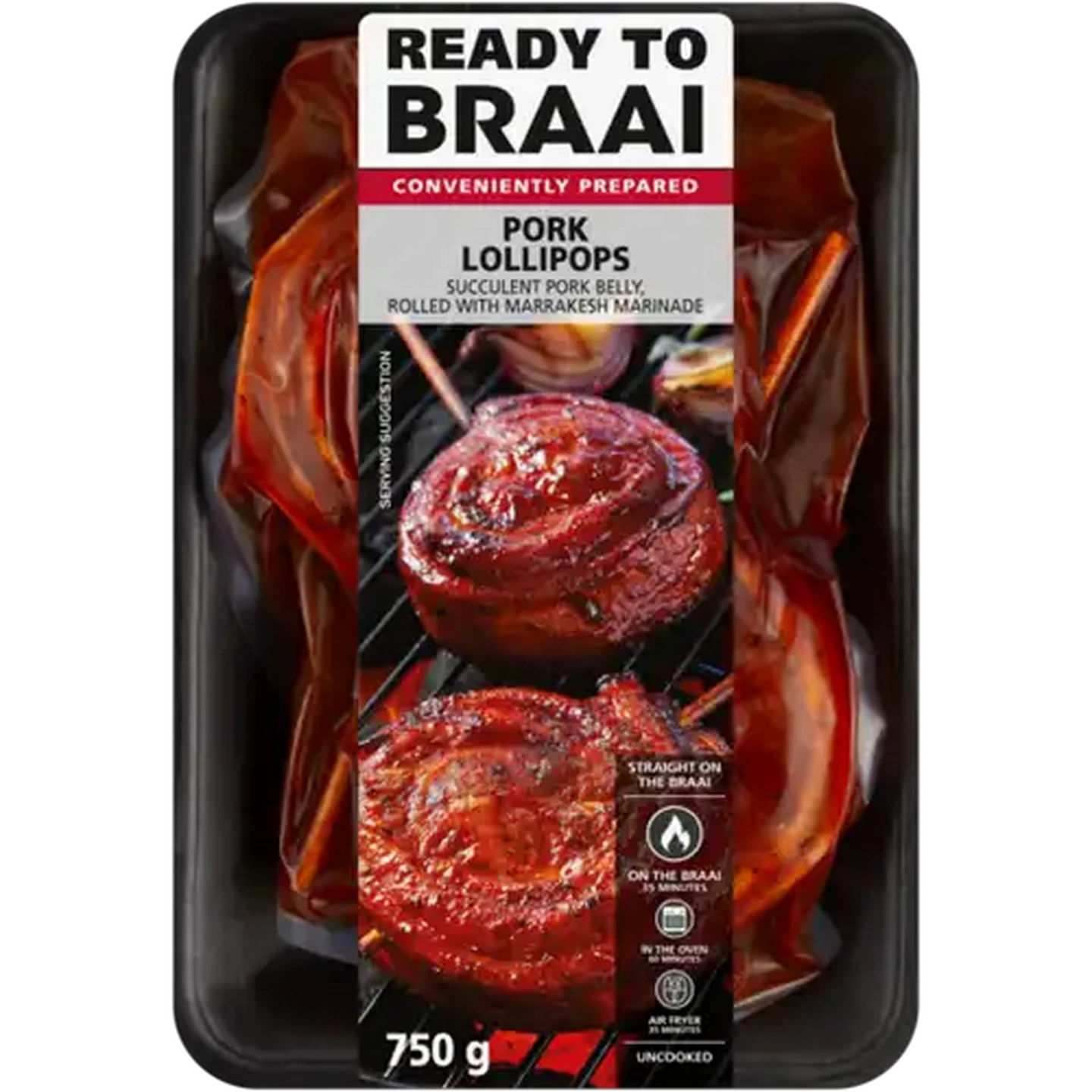 Image of Ready To Braai Pork Lollipops 750g