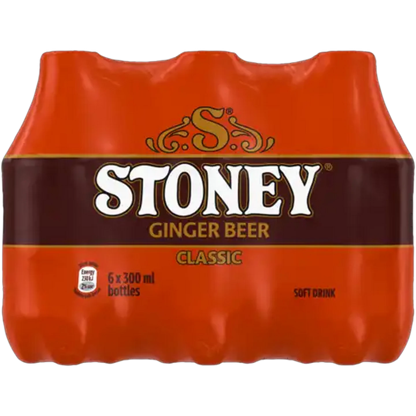 Image of Stoney Classic Ginger Beer Soft Drink 6 x 300ml