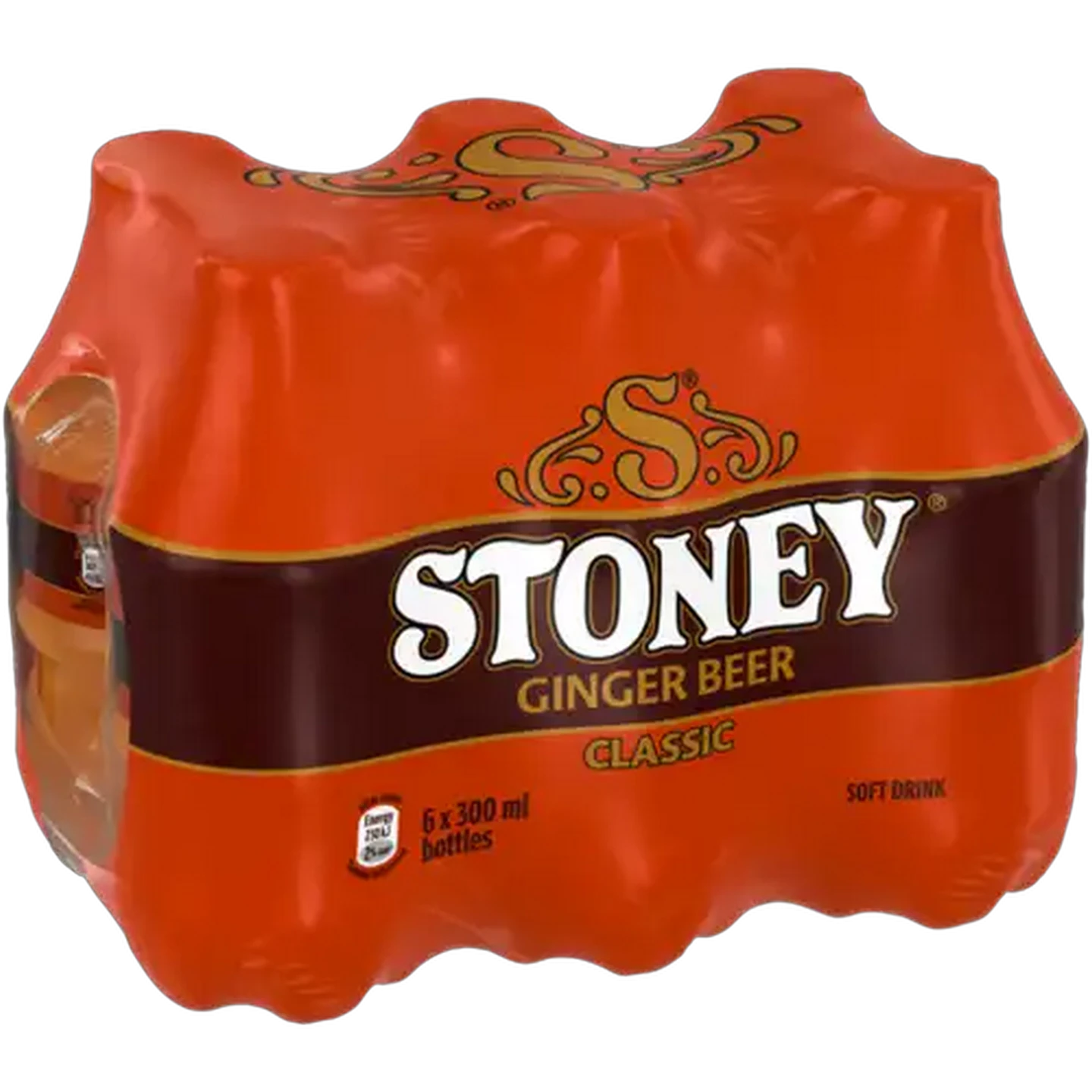 Image of Stoney Classic Ginger Beer Soft Drink 6 x 300ml
