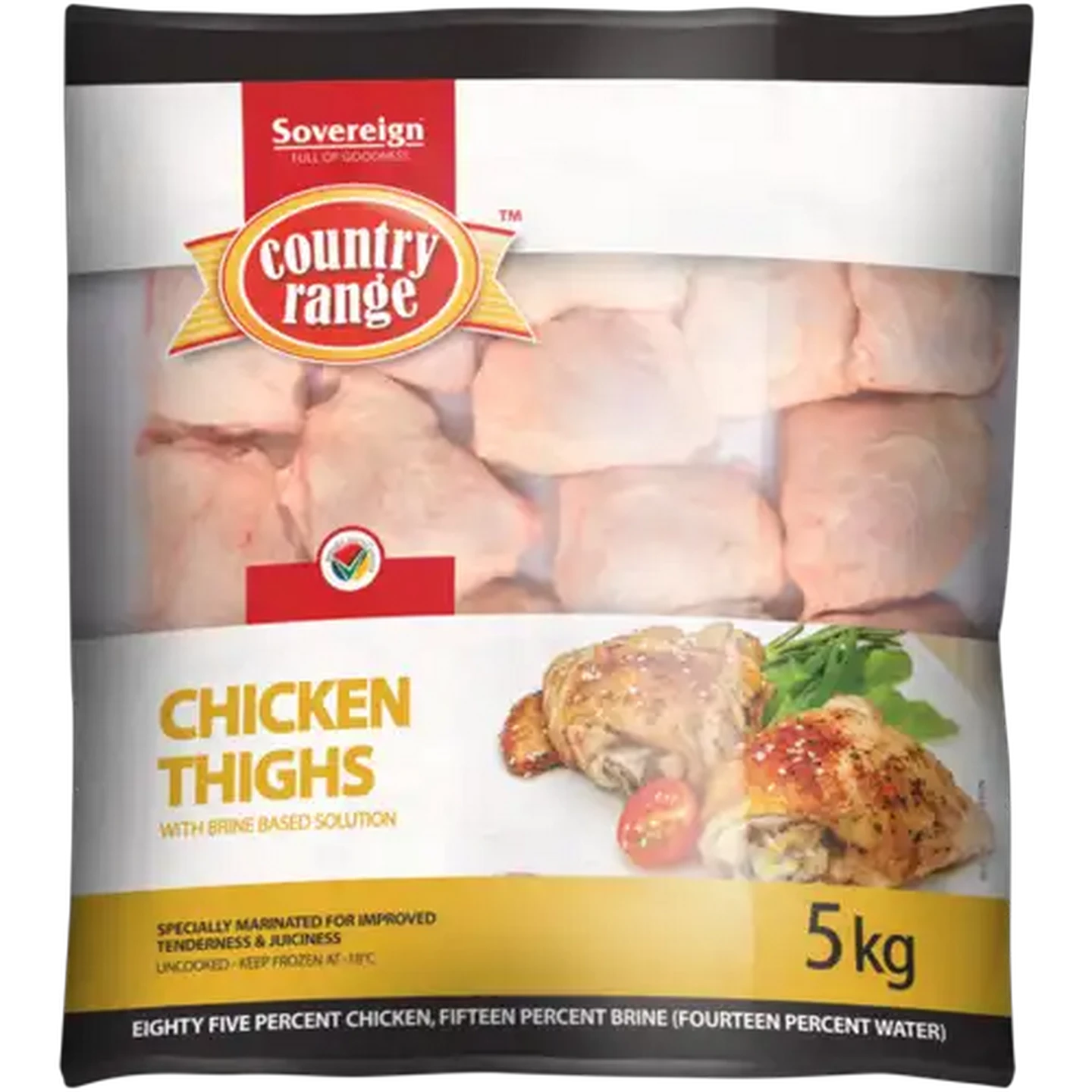 Image of Sovereign Country Range Frozen Chicken Thighs 5kg