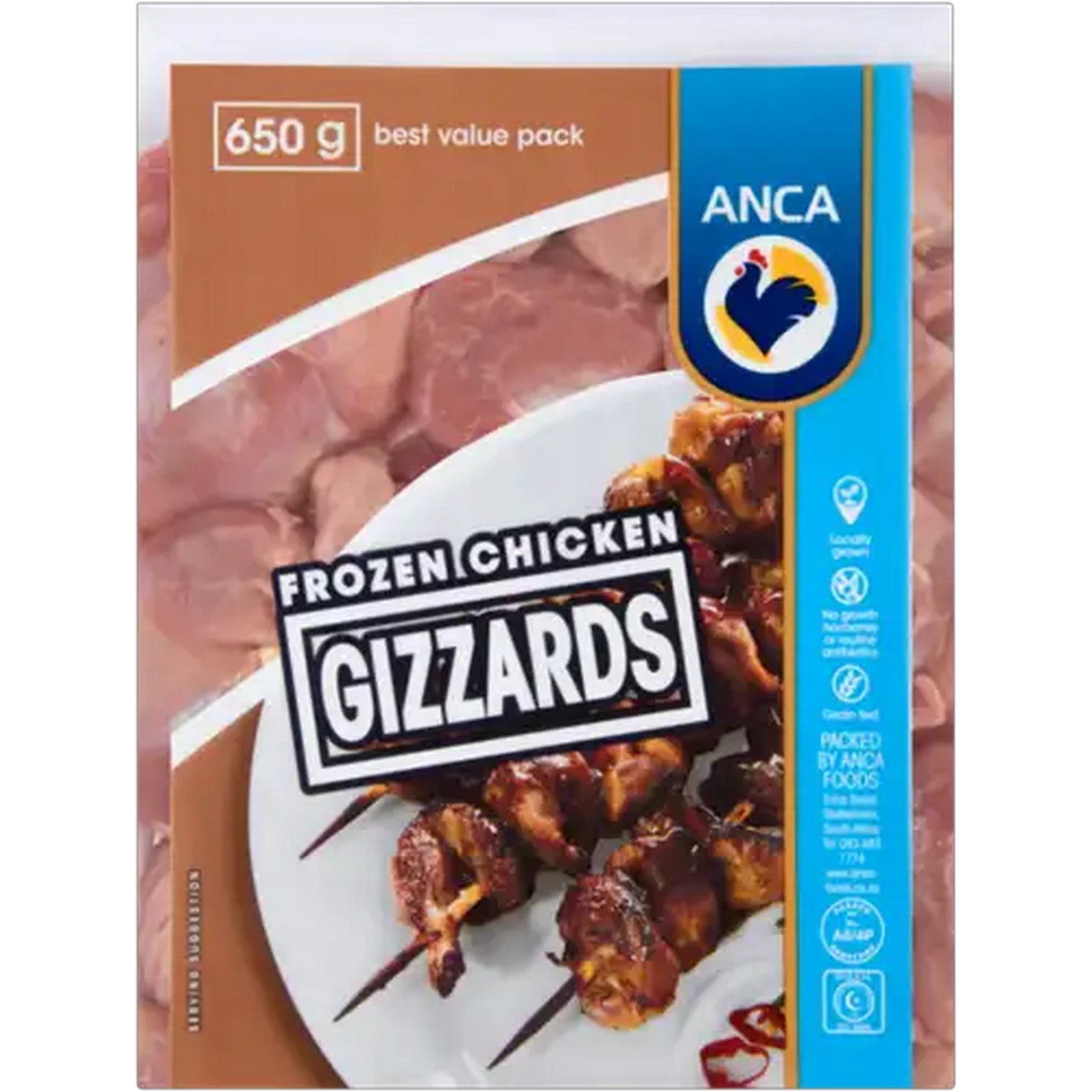 Image of Anca Frozen Chicken Gizzards 650g