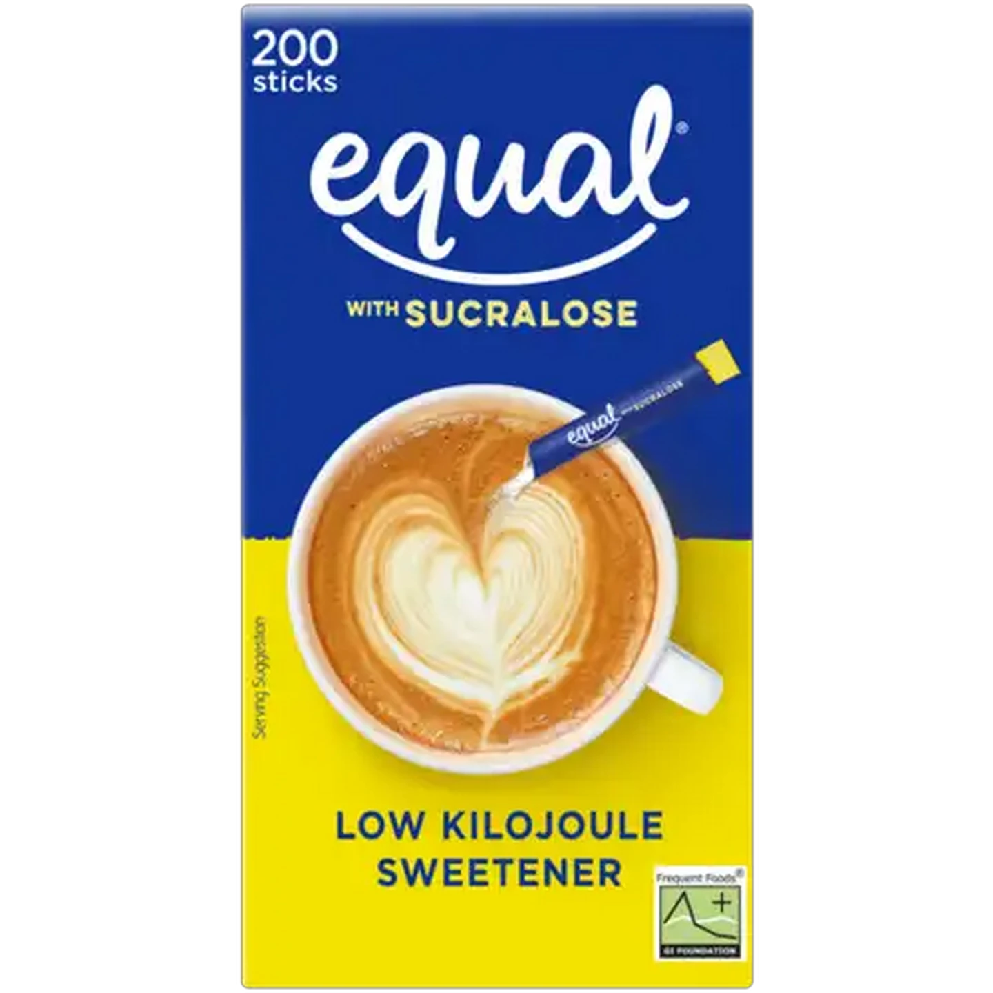 Image of Equal Low Kilojoule Sweetener Sticks with Sucralose 200 Pack