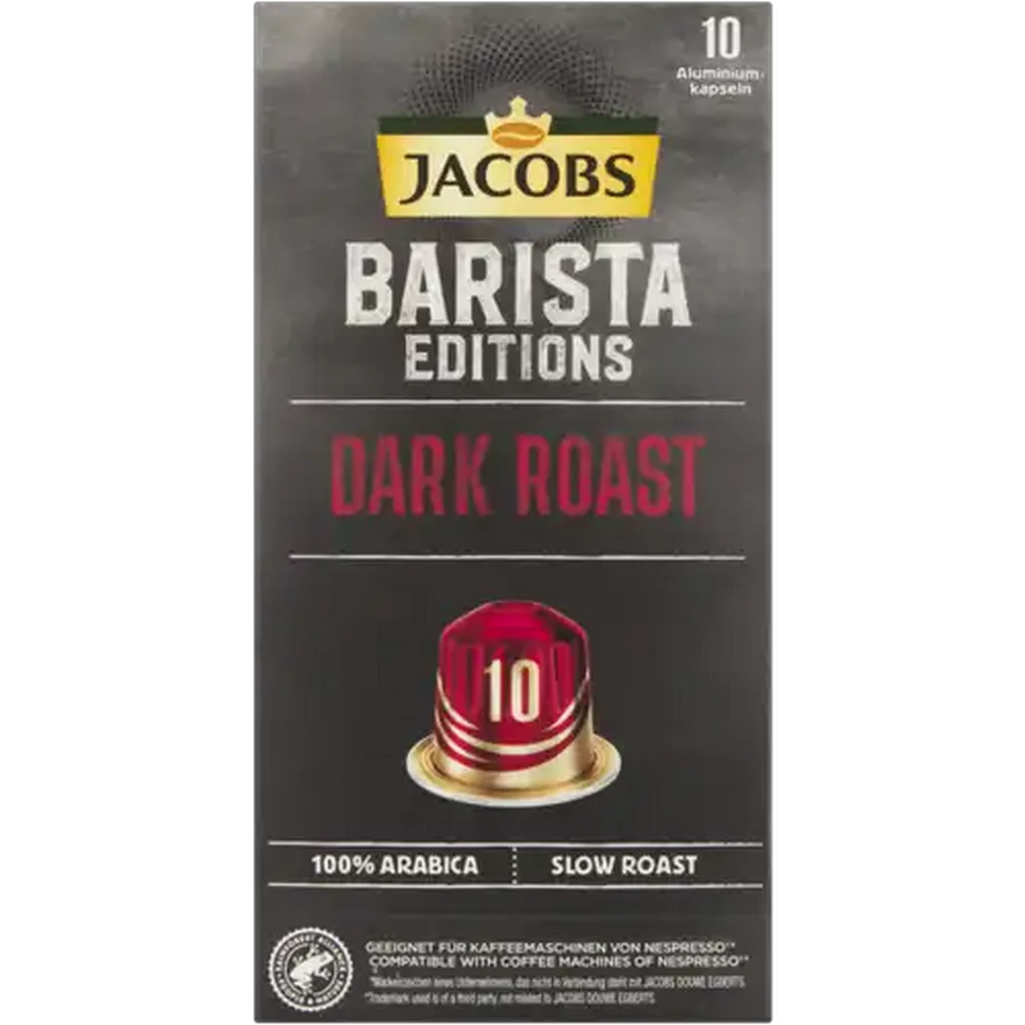 Image of Jacobs Barista Editions Dark Roast Coffee Capsules 10 Pack