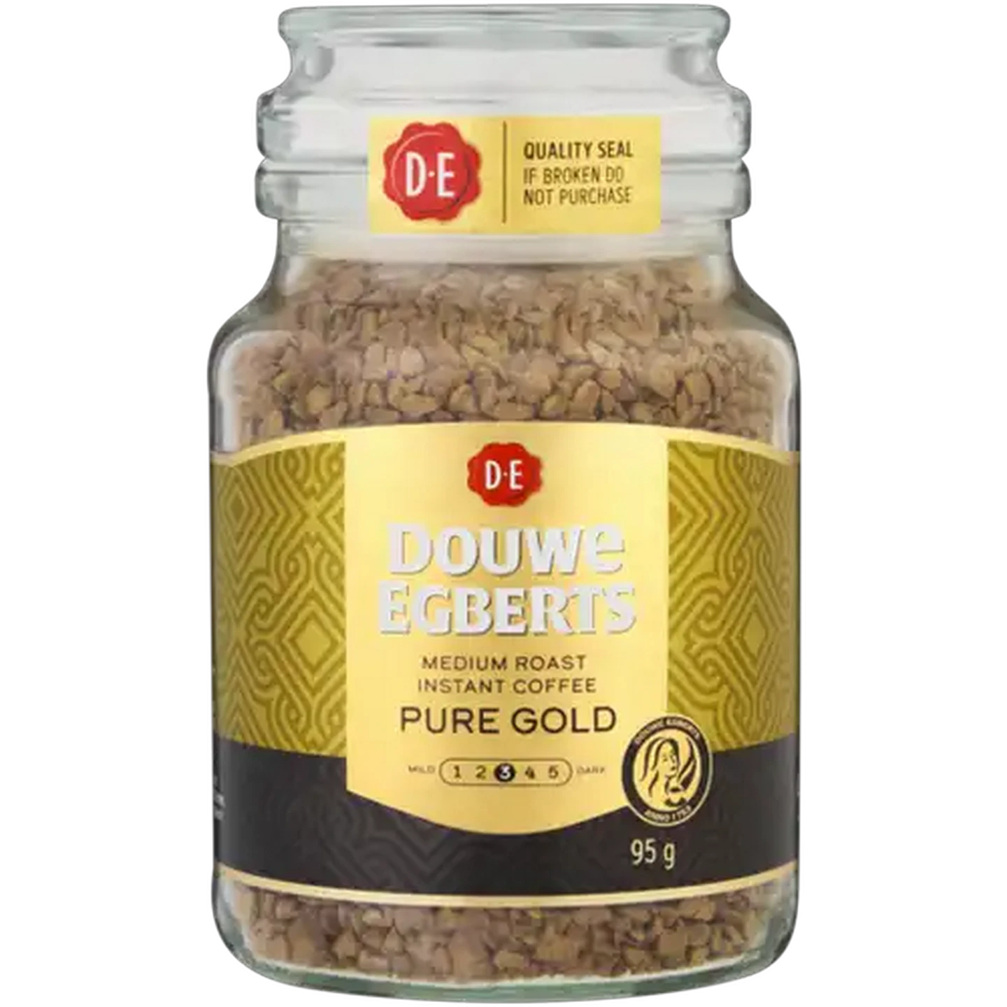 Image of Douwe Egberts Pure Gold Instant Coffee 95g