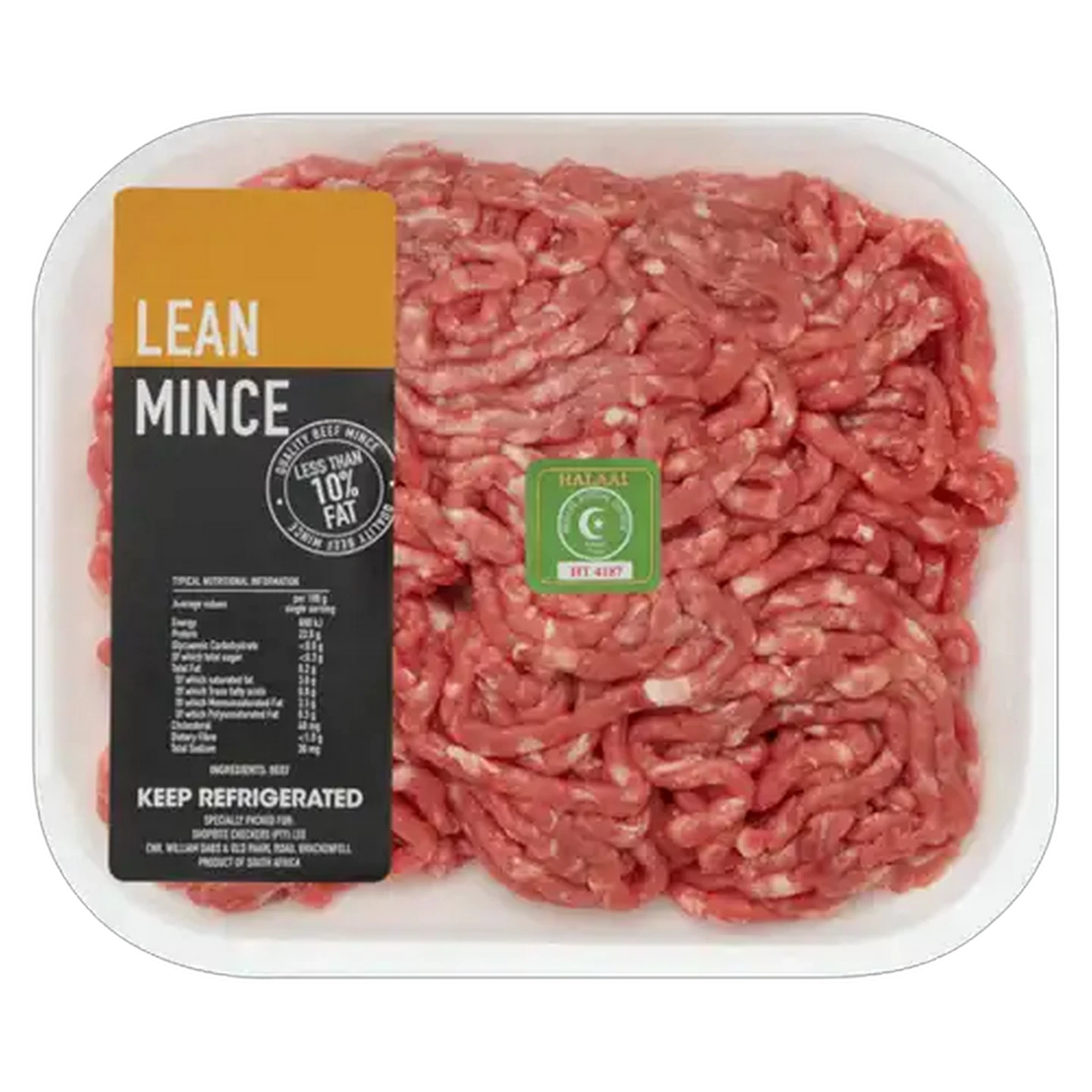 Image of Halaal Lean Beef Mince Per kg