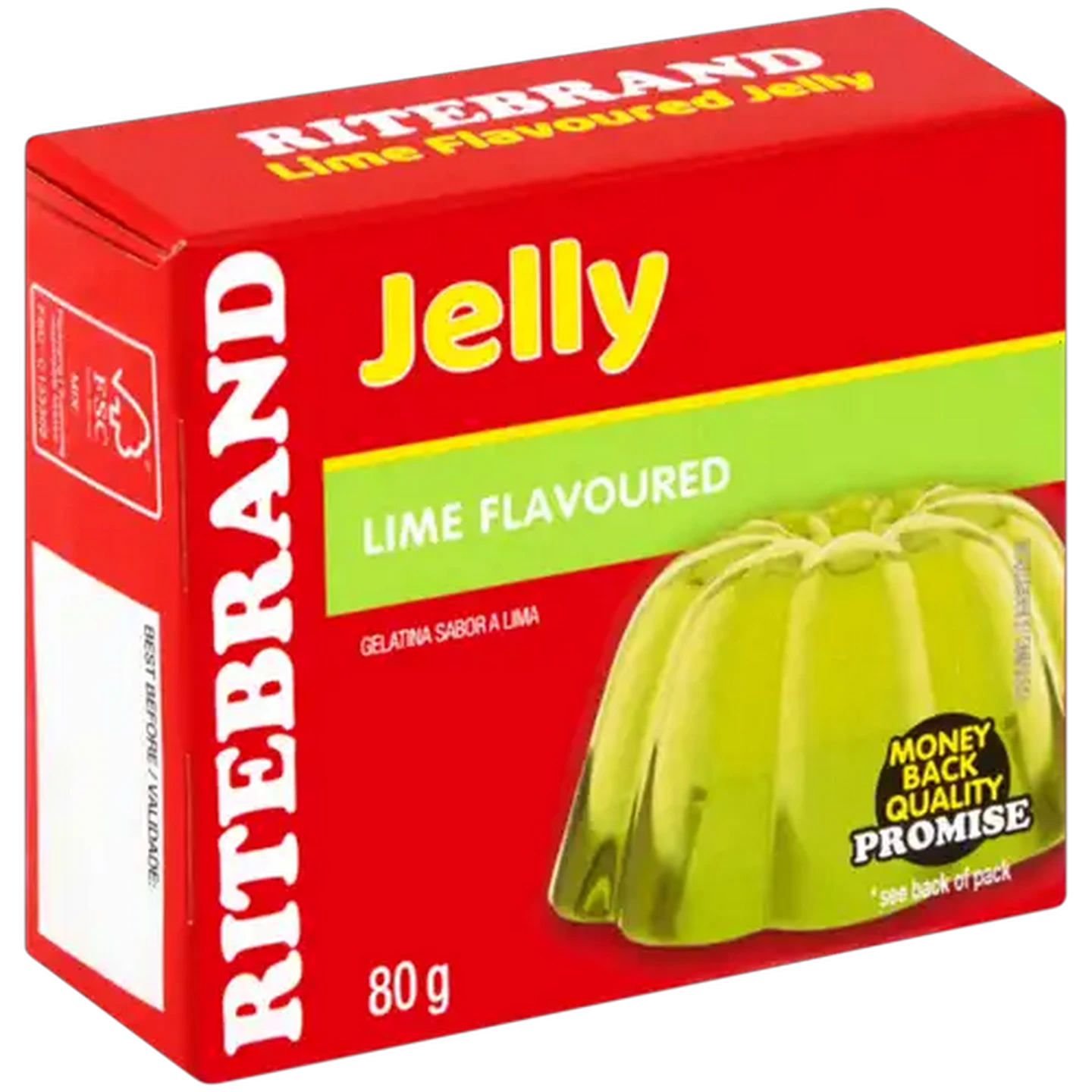 Image of Ritebrand Lime Flavoured Instant Jelly 80g