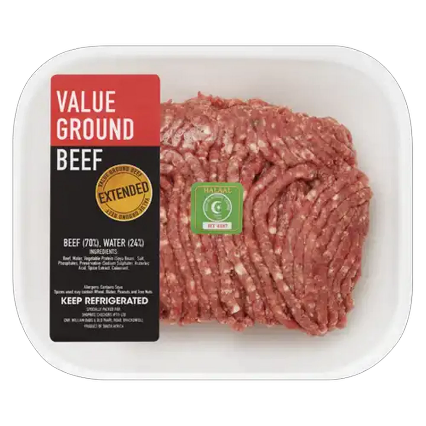 Image of Halaal Value Ground Beef Per kg
