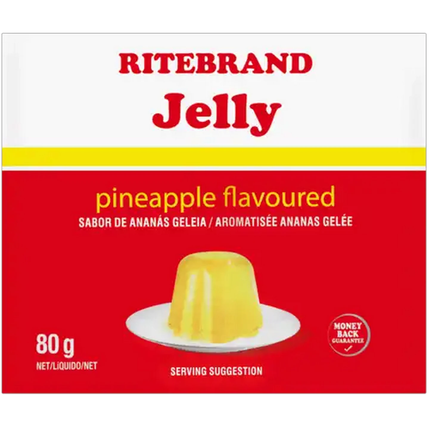 Image of Ritebrand Pineapple Flavoured Instant Jelly 80g