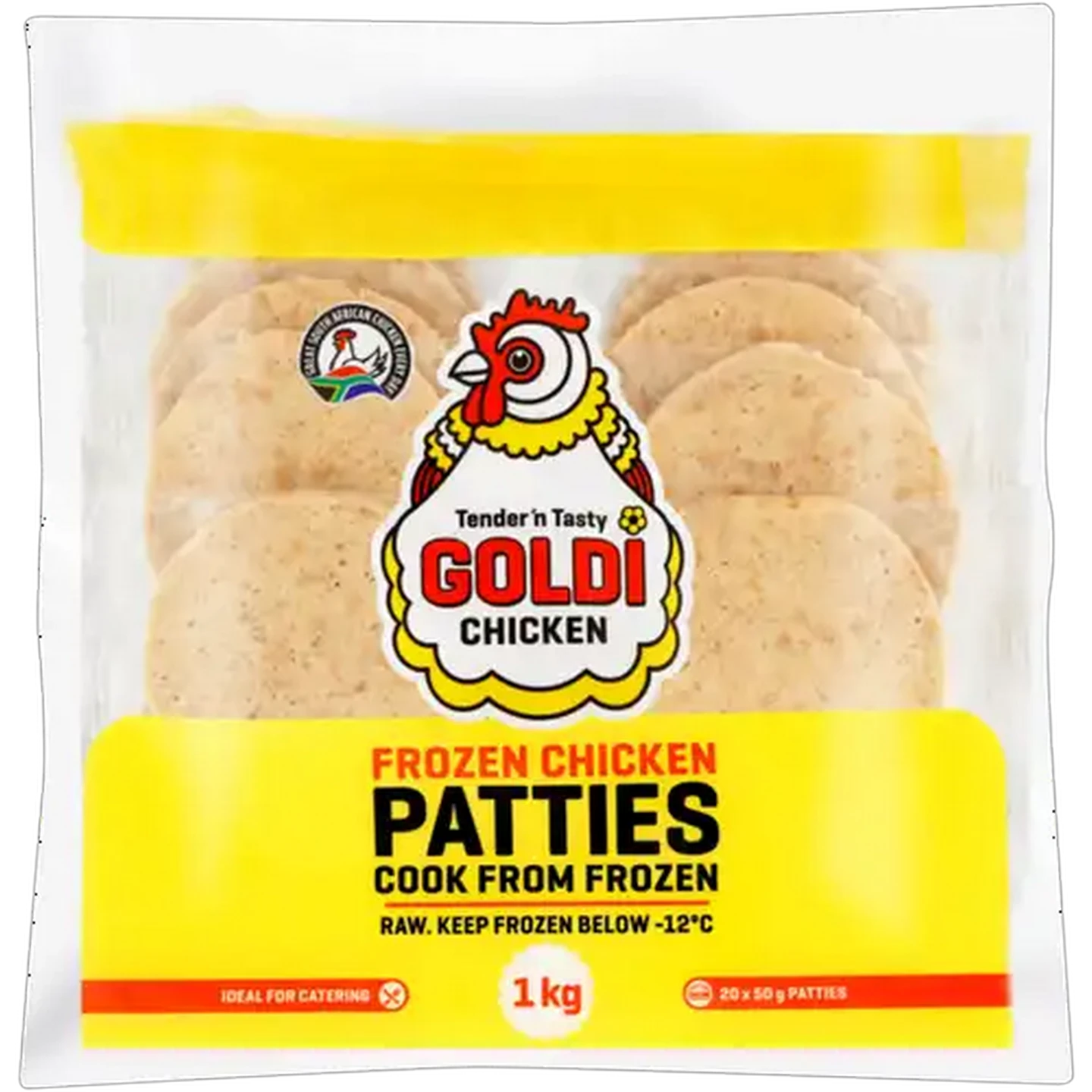 Image of Goldi Chicken Frozen Chicken Patties 1kg