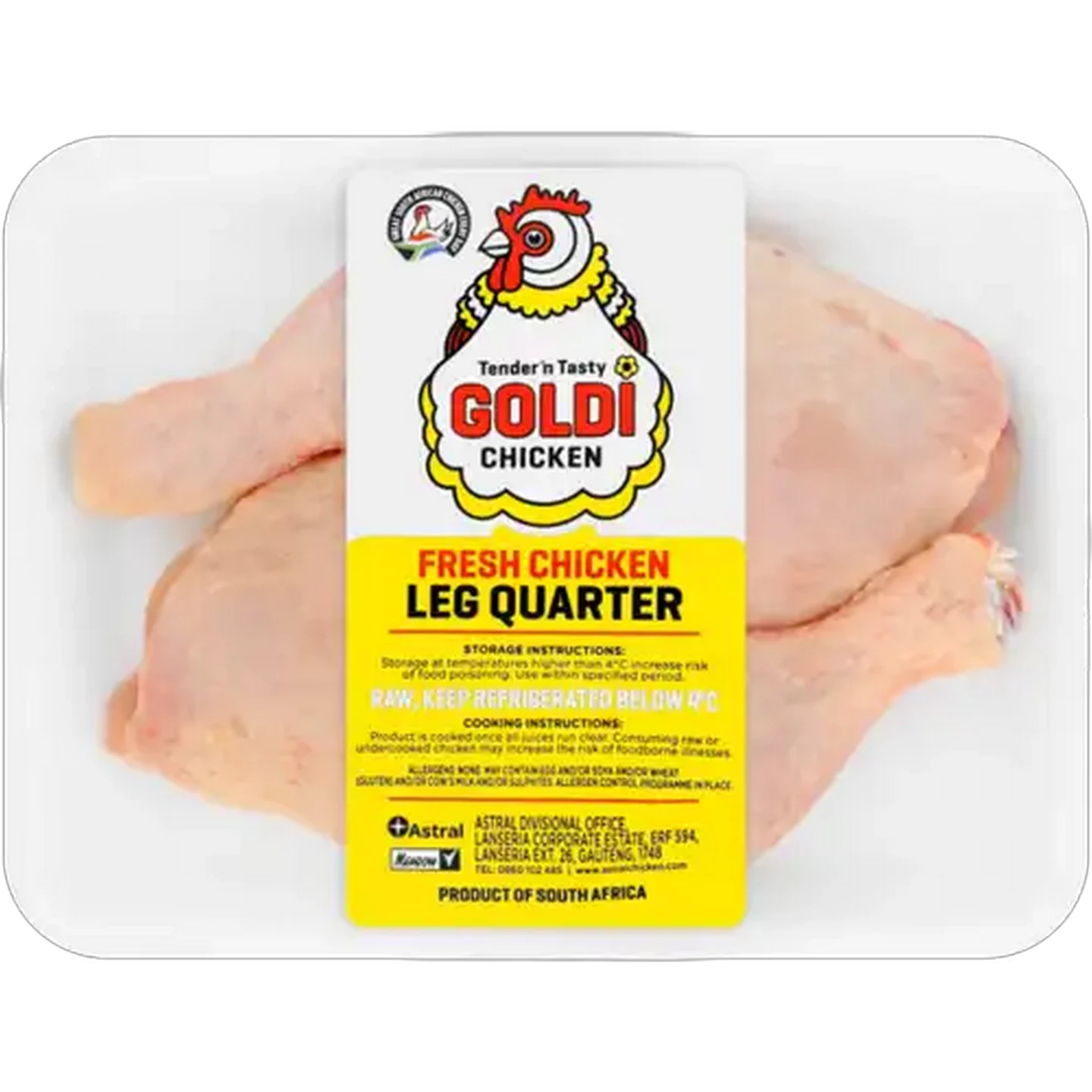 Image of Goldi Chicken Fresh Quarter Leg Chicken Per kg
