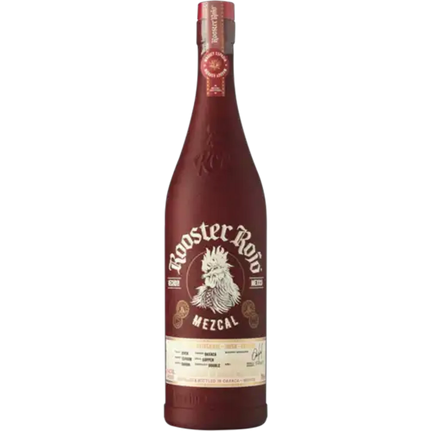 Image of Rooster Rojo Mezcal Tequila Bottle 750ml