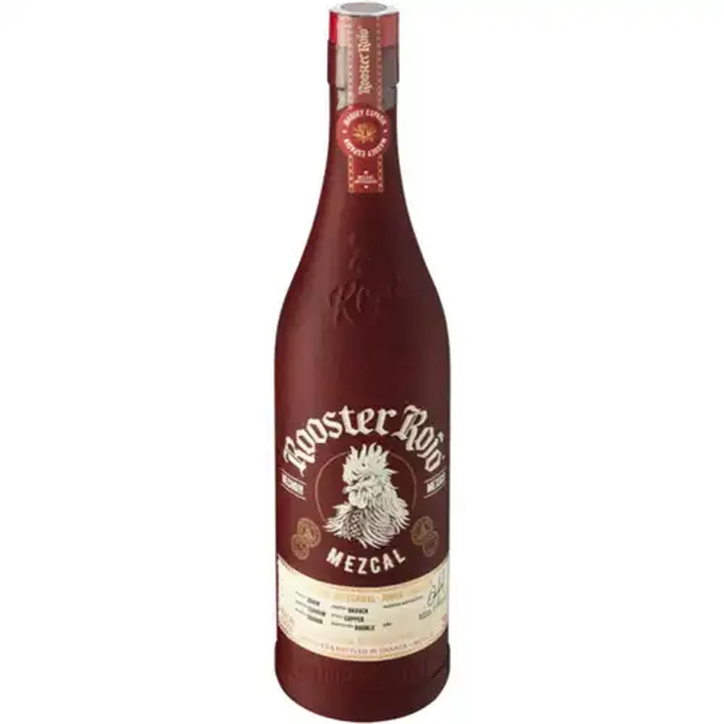 Image of Rooster Rojo Mezcal Tequila Bottle 750ml