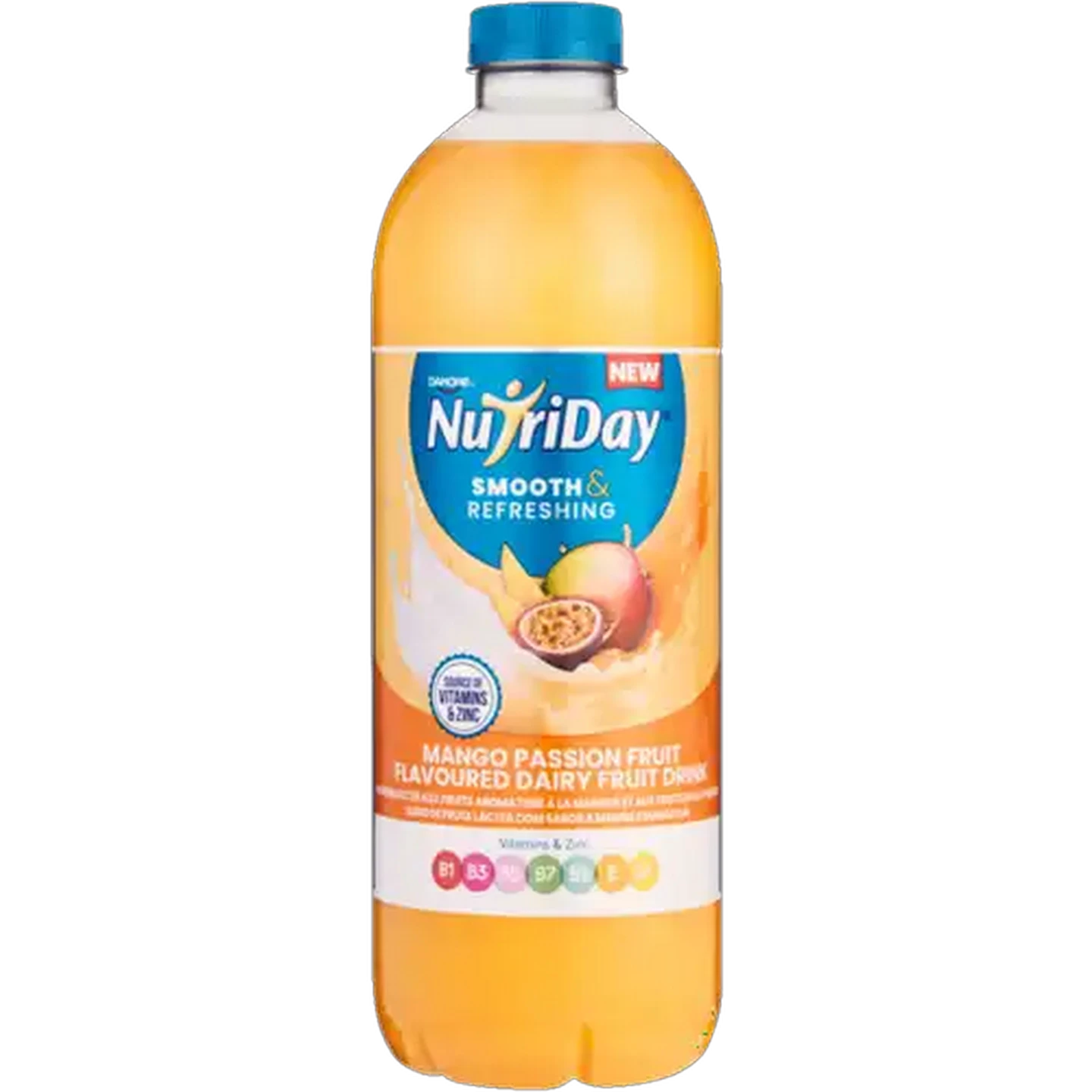 Image of Danone NutriDay Mango Passion Fruit Flavoured Dairy Fruit Drink 1.5L