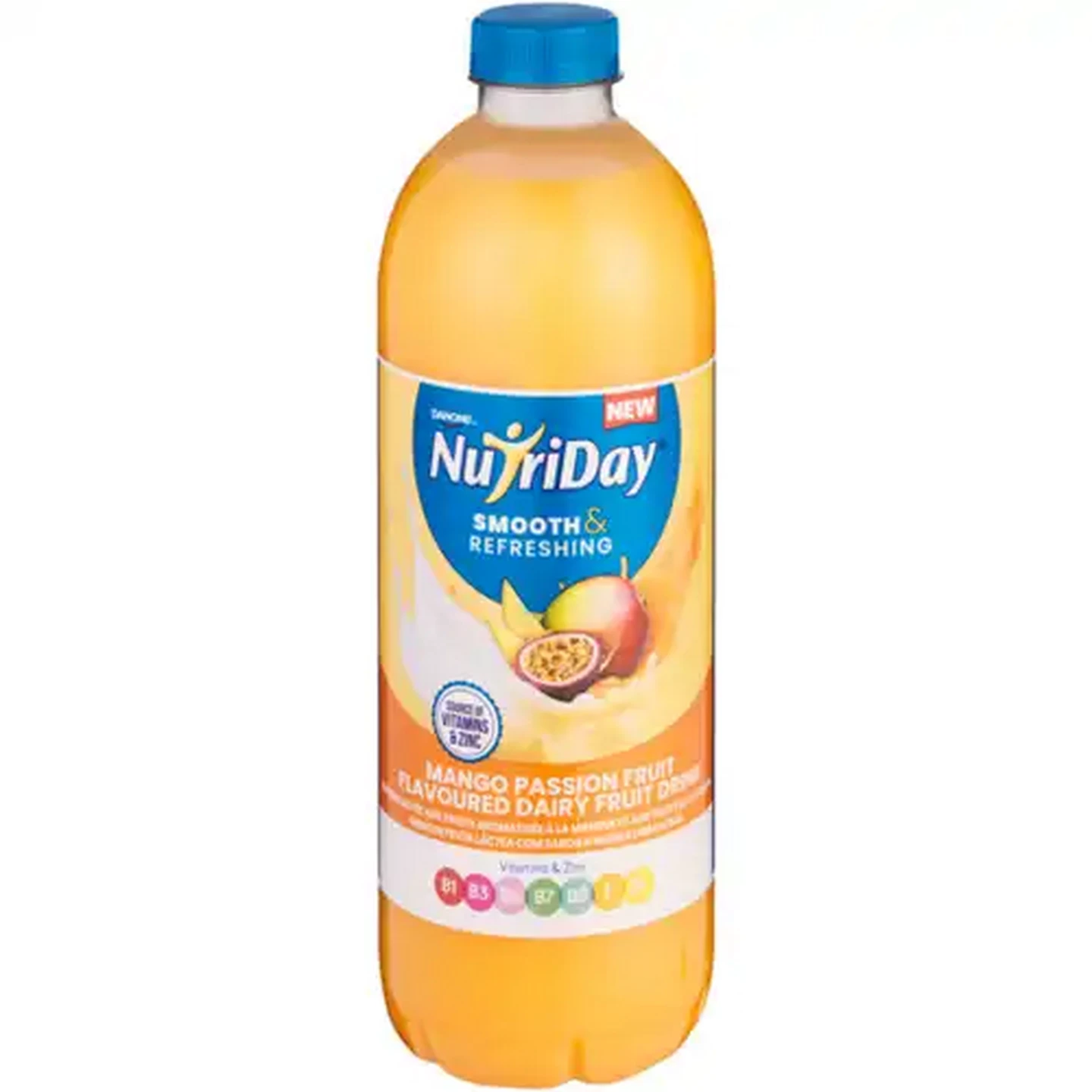 Image of Danone NutriDay Mango Passion Fruit Flavoured Dairy Fruit Drink 1.5L