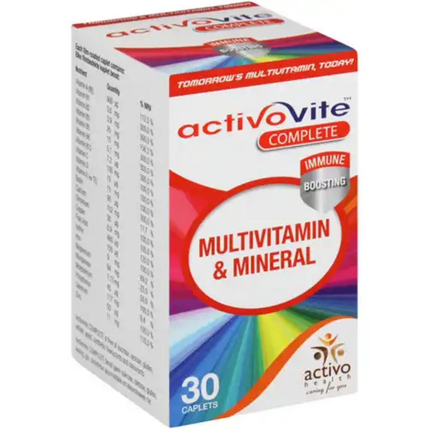 Image of Activovite Complete Multivitamin & Mineral Caplets 30 Pack